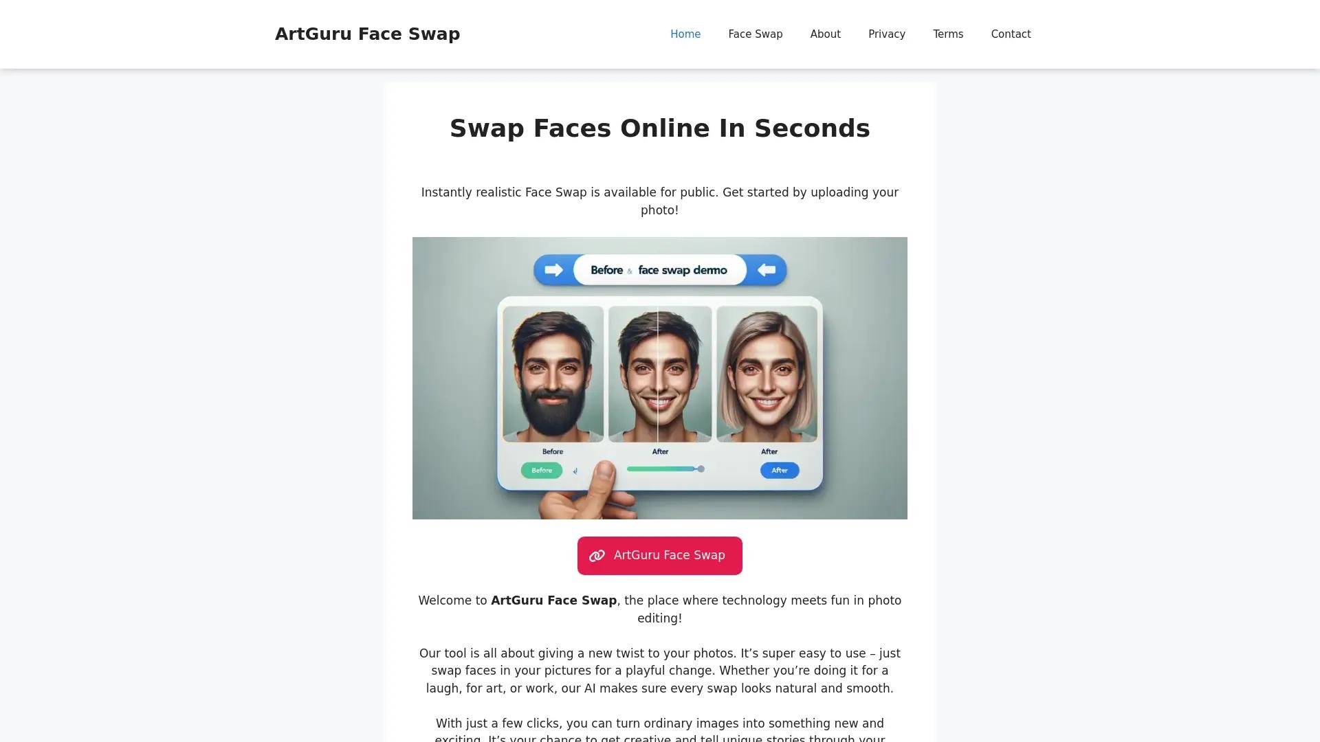 Guru Art Face Swap screenshot