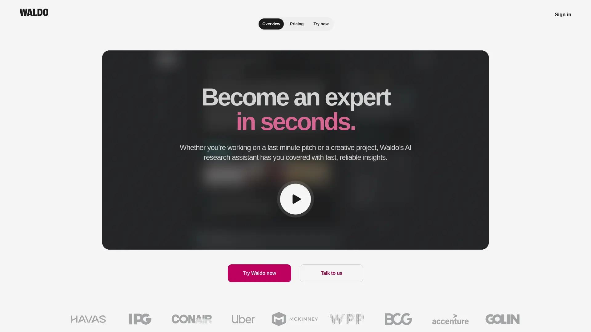 Waldo.Fyi screenshot