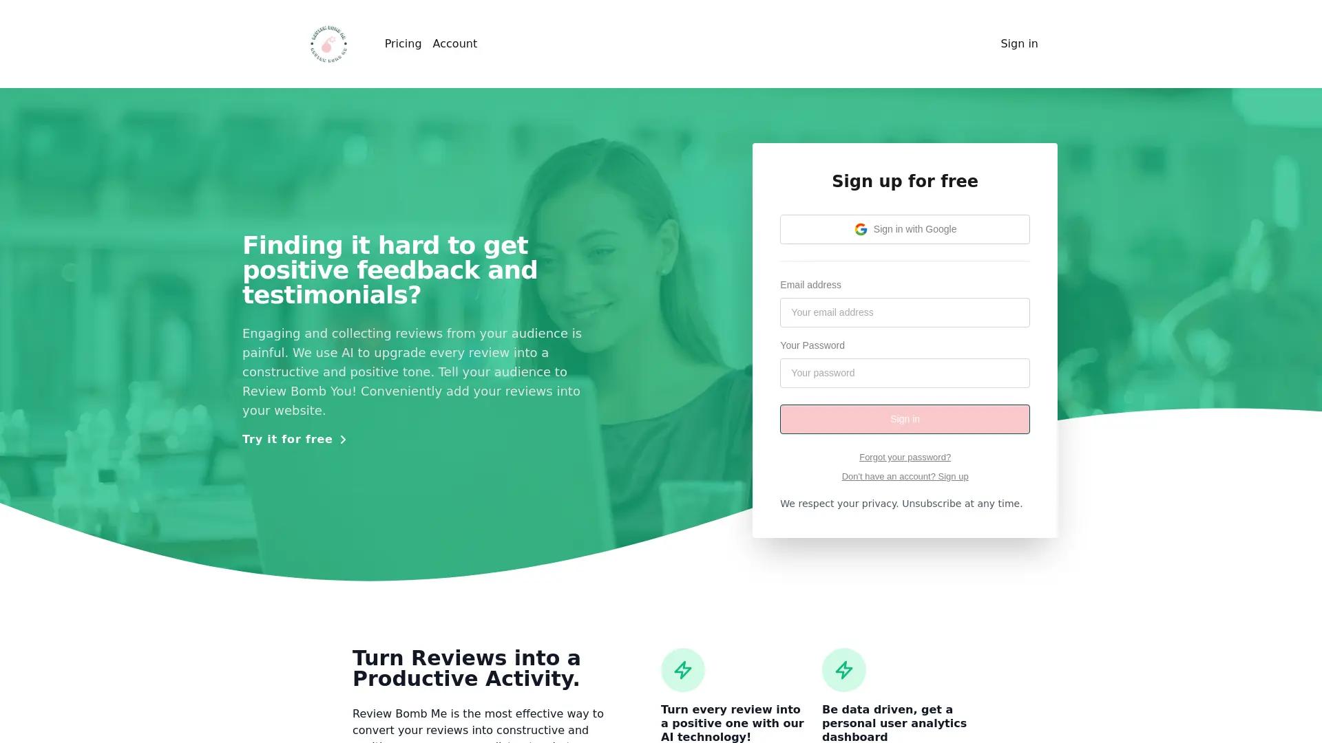 Review Bomb Me screenshot