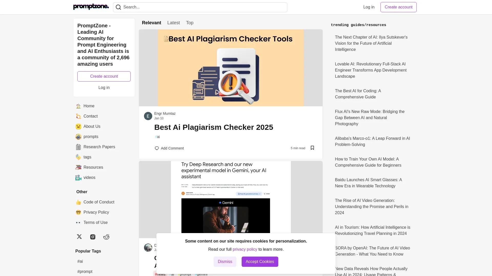 Promptzone screenshot