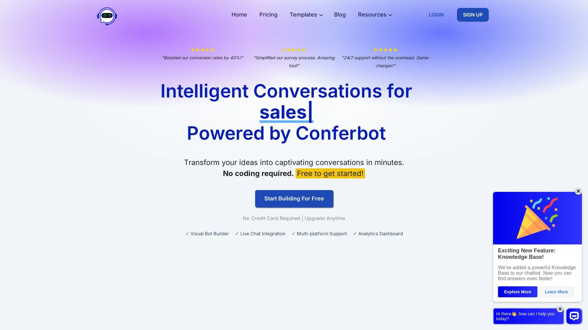 Conferbot screenshot