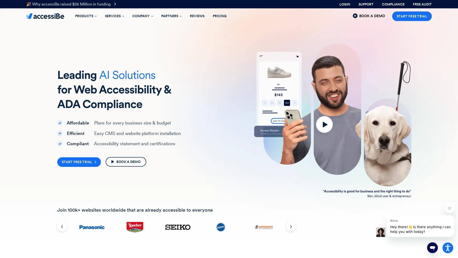 AccessiBe screenshot