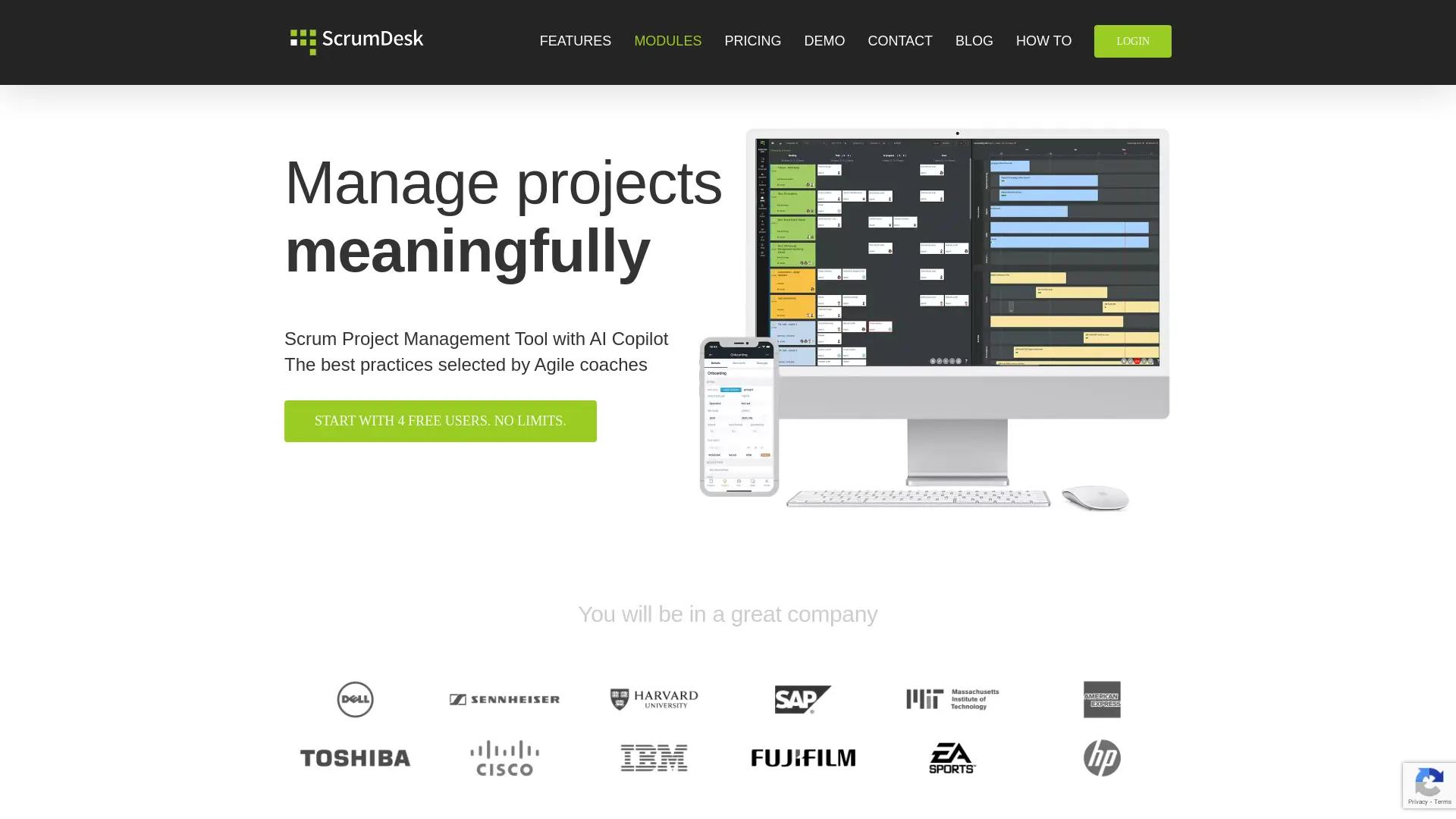ScrumDesk screenshot