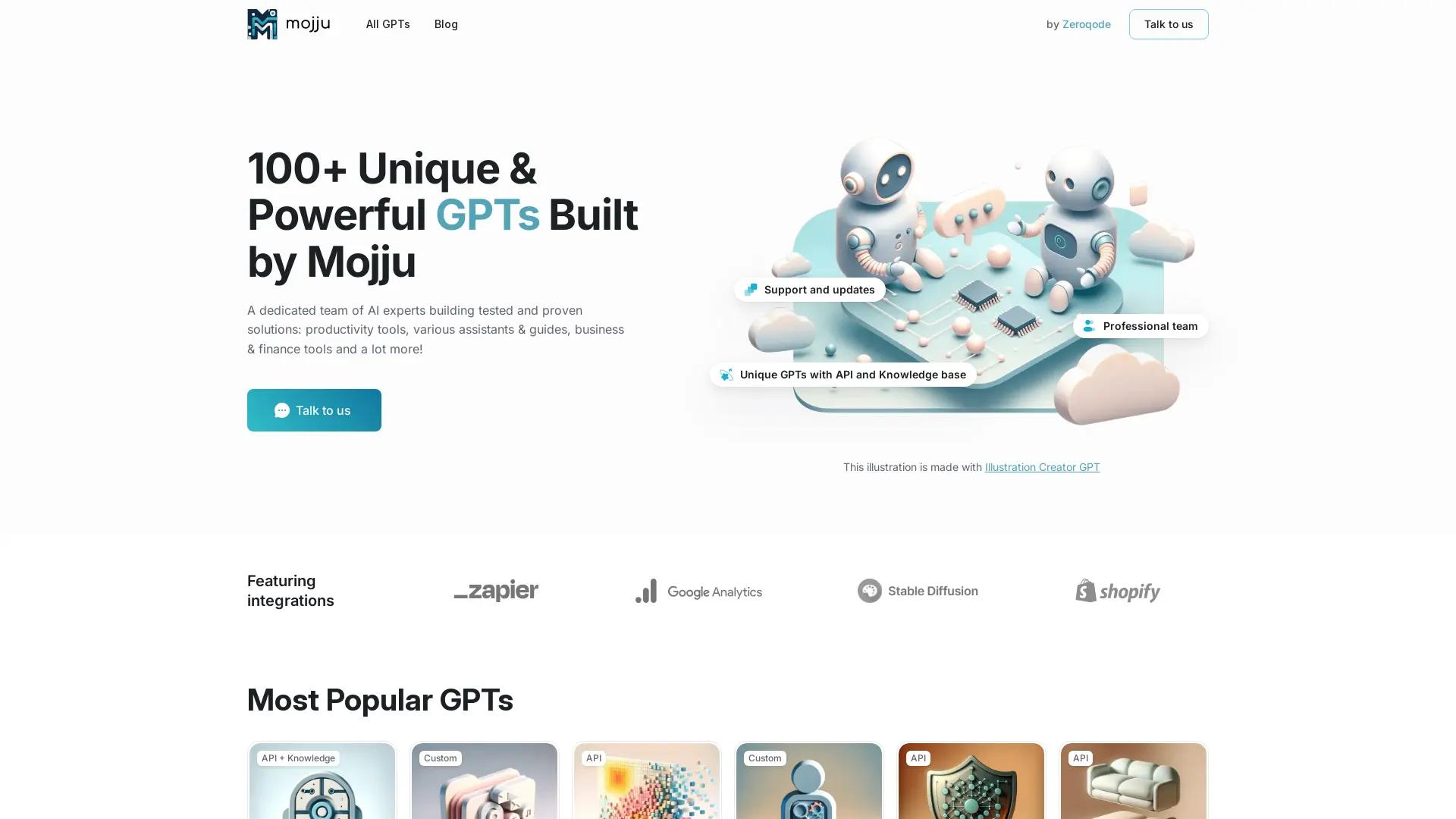 Mojju GPT Store screenshot