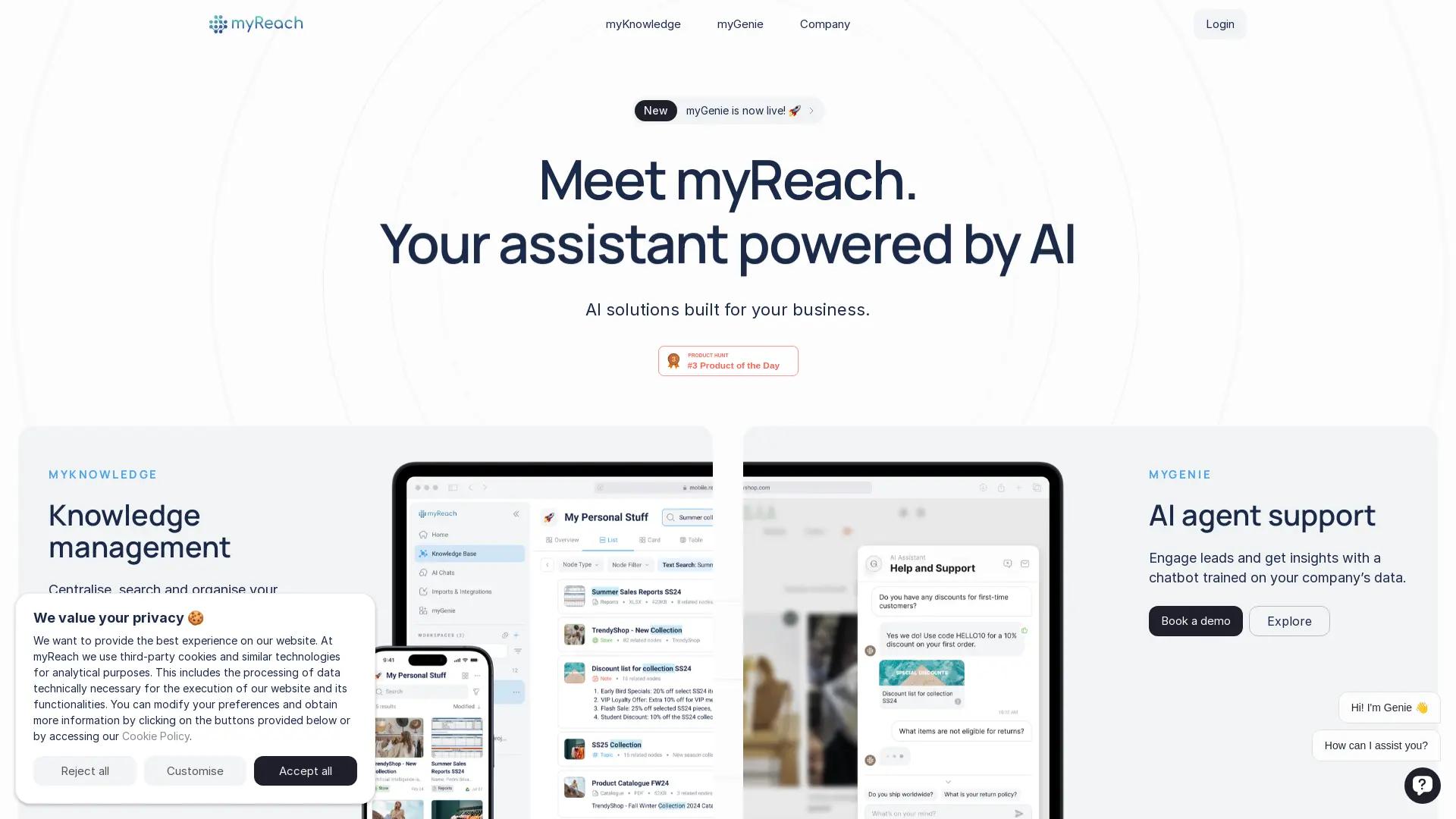 Myreach screenshot