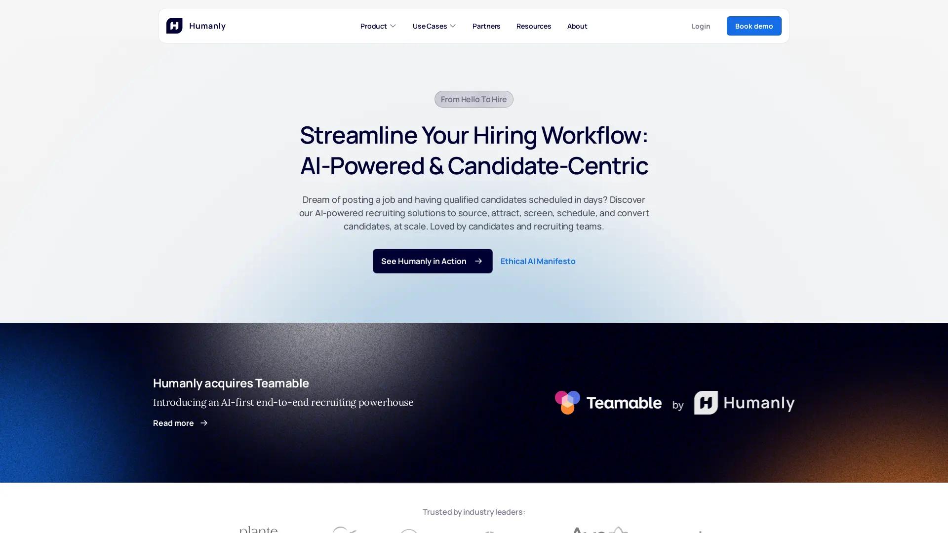 Humanly.Io screenshot