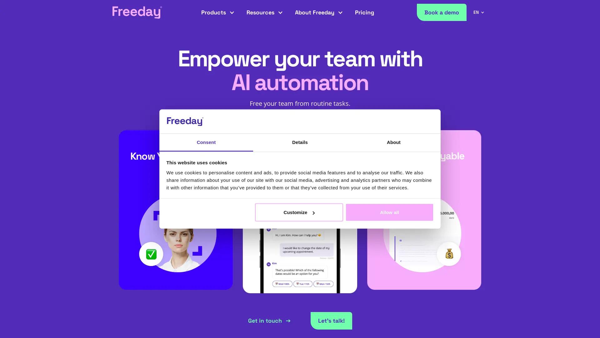 Freeday.Ai screenshot