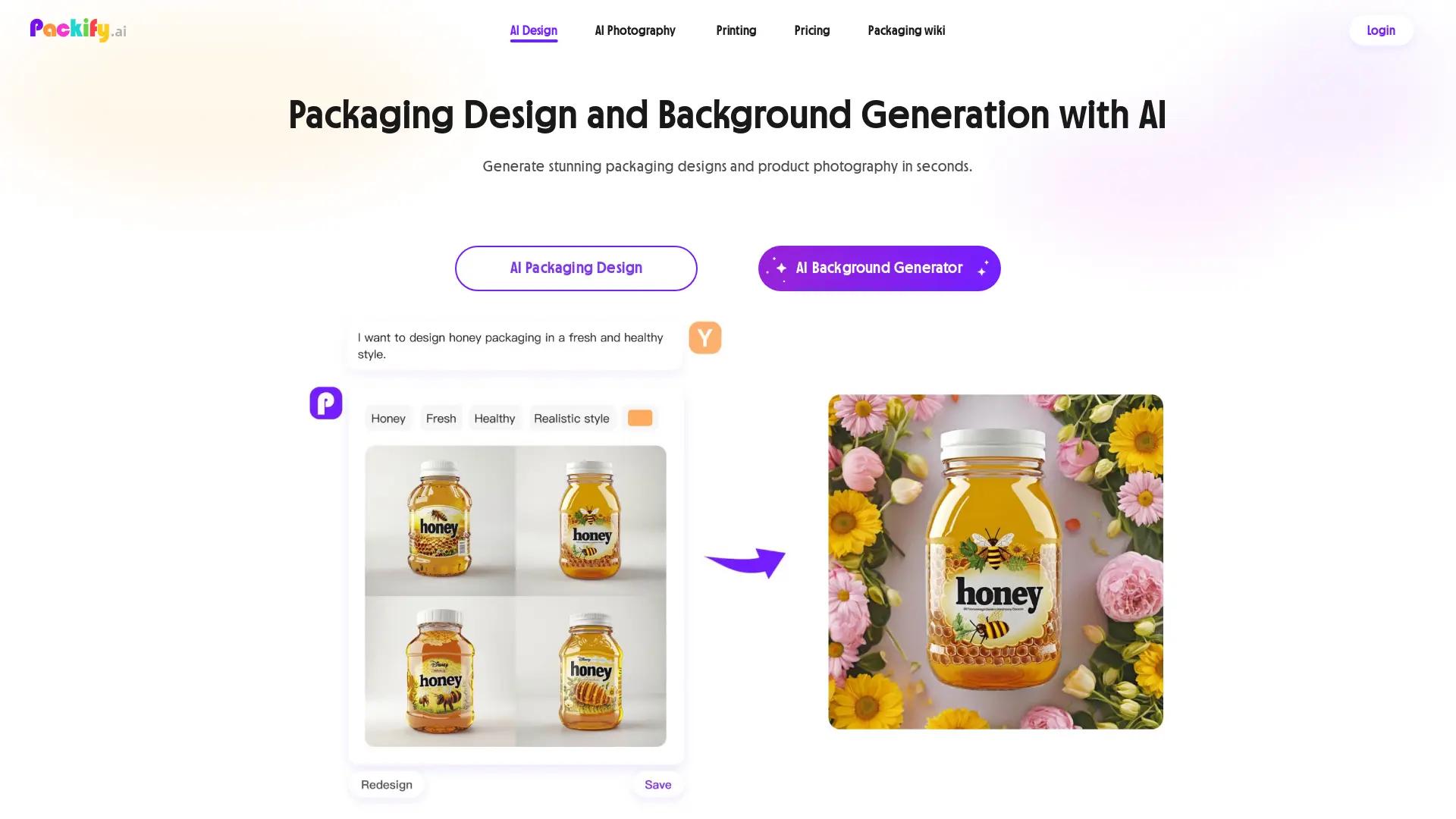 Packify.ai screenshot