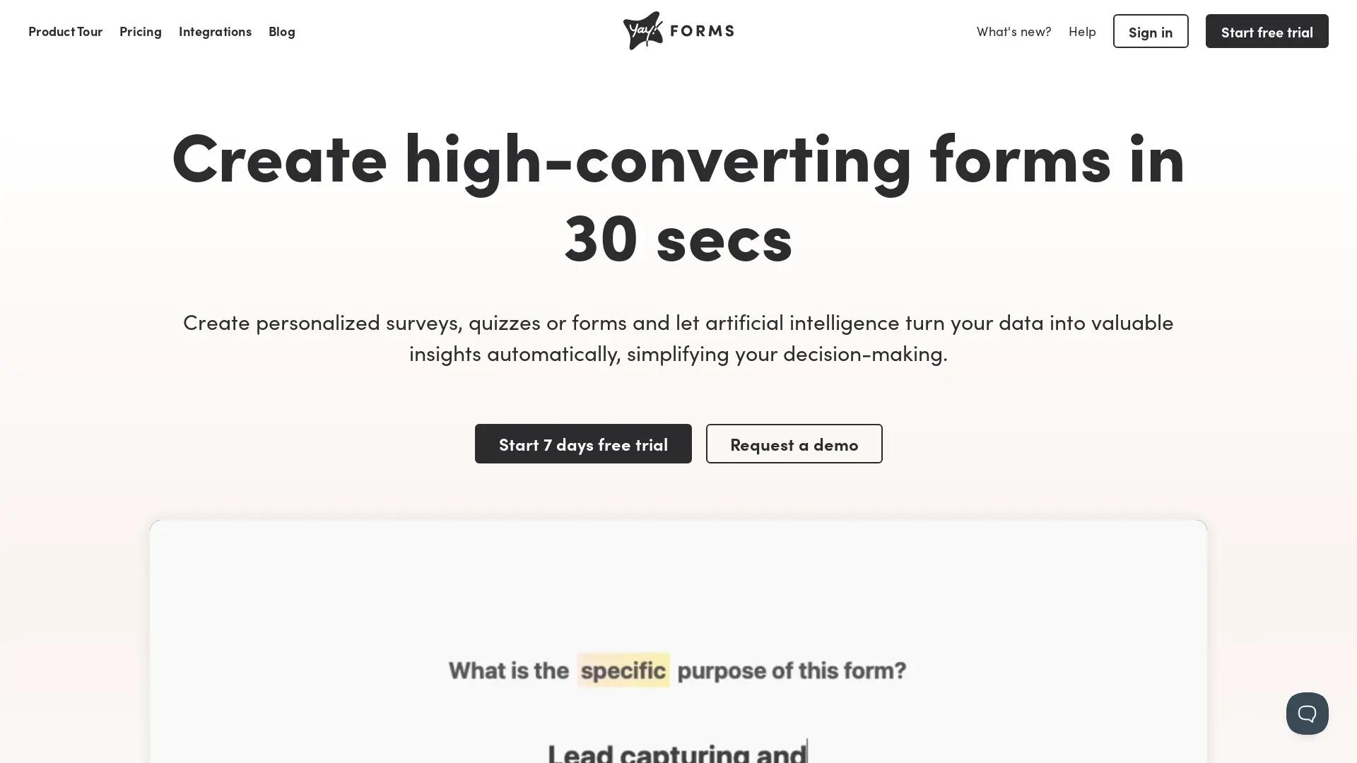 Yay! Forms screenshot