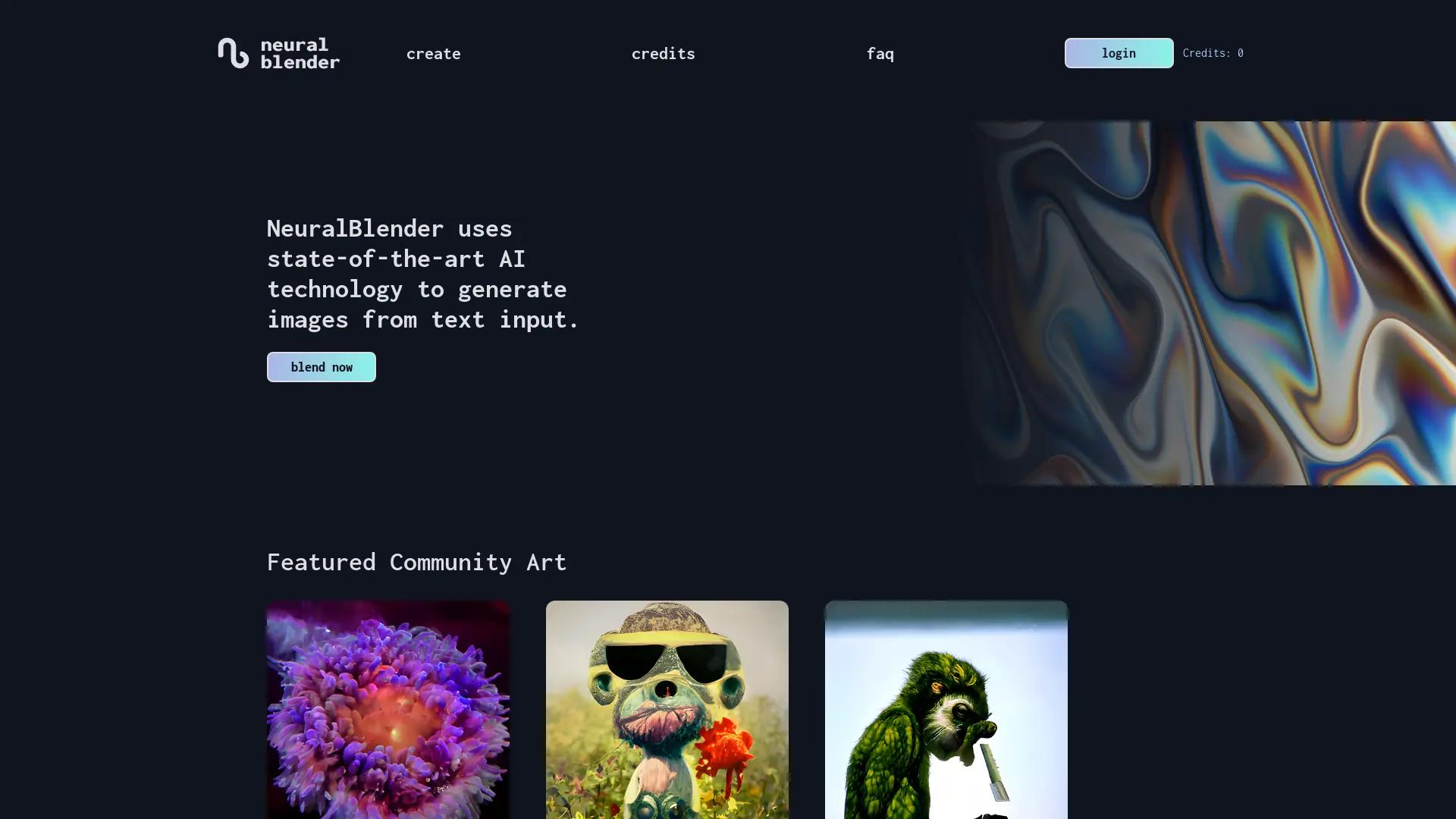 Neuralblender screenshot