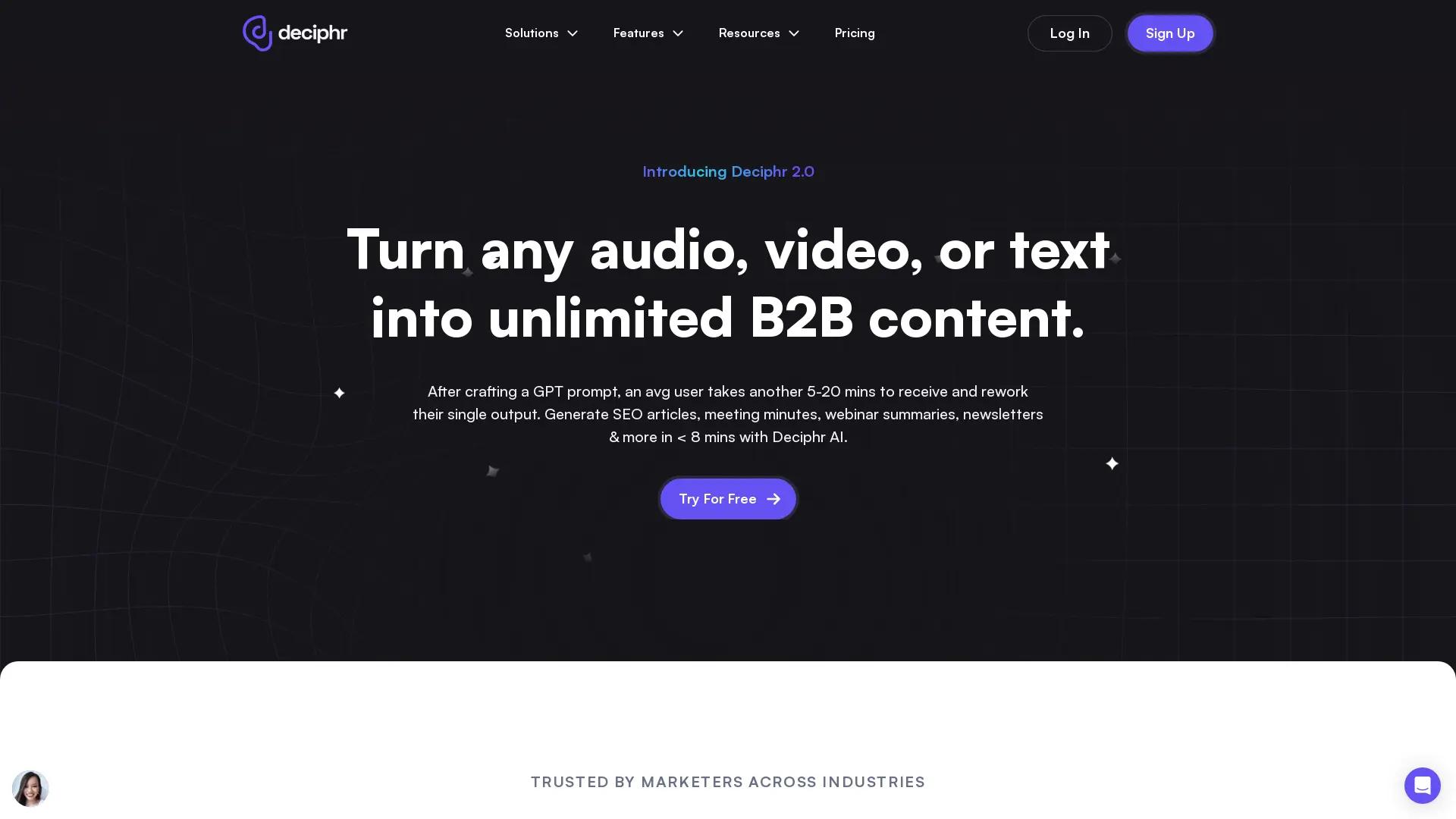 Deciphr AI screenshot