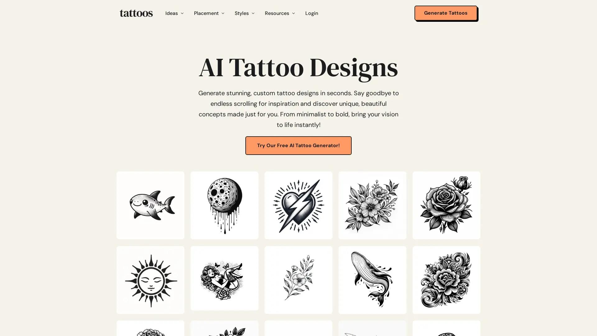 Tattoos.ai screenshot