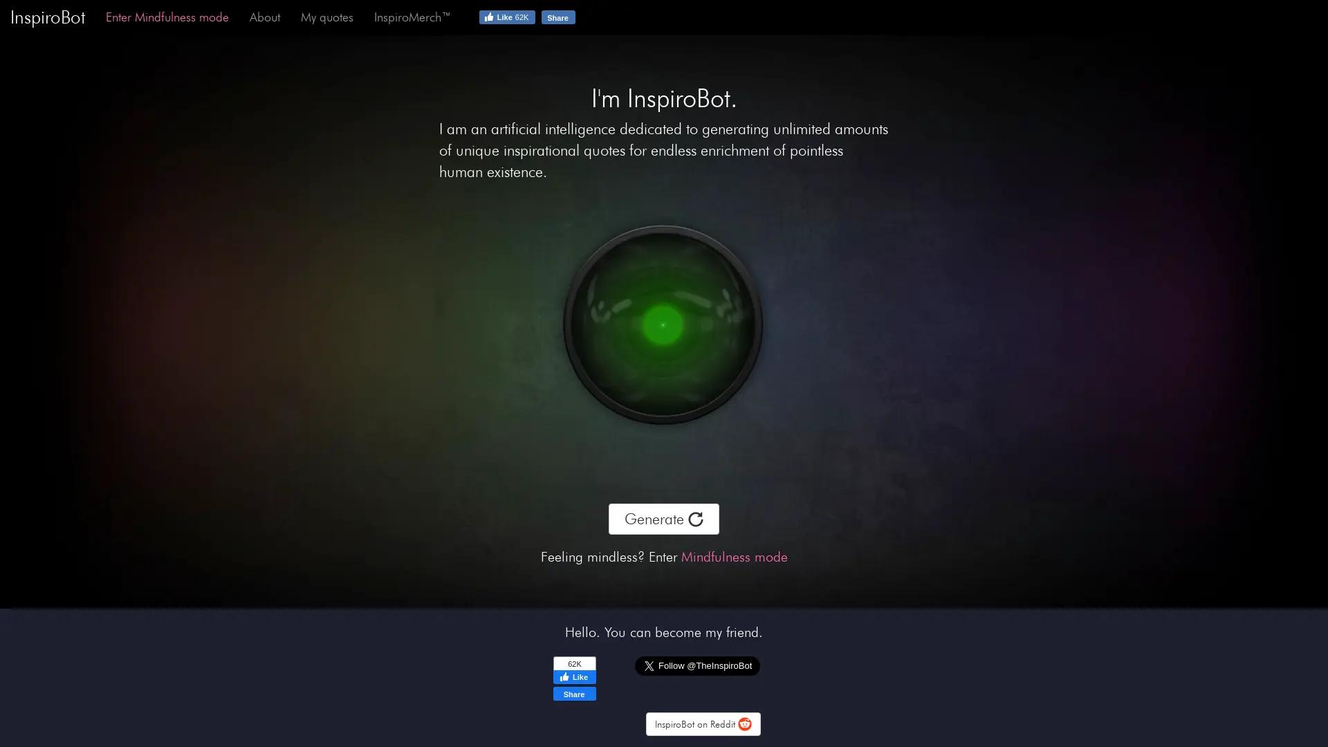 Inspirobot.Me screenshot