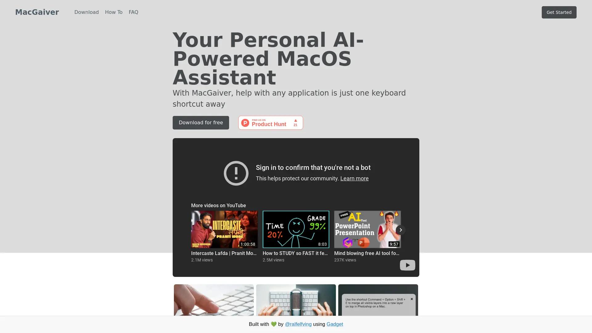 MacGaiver screenshot