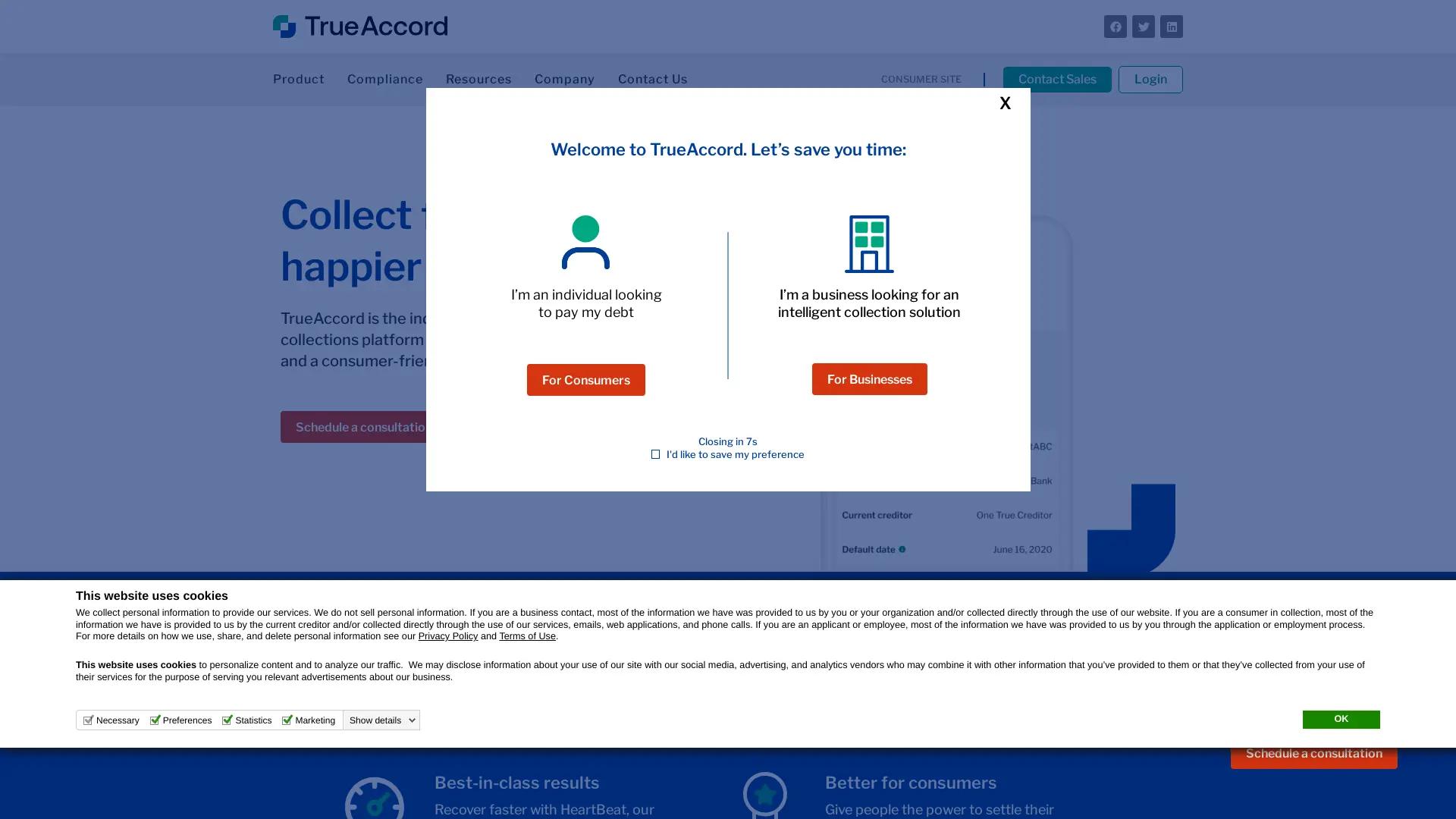 Trueaccord screenshot