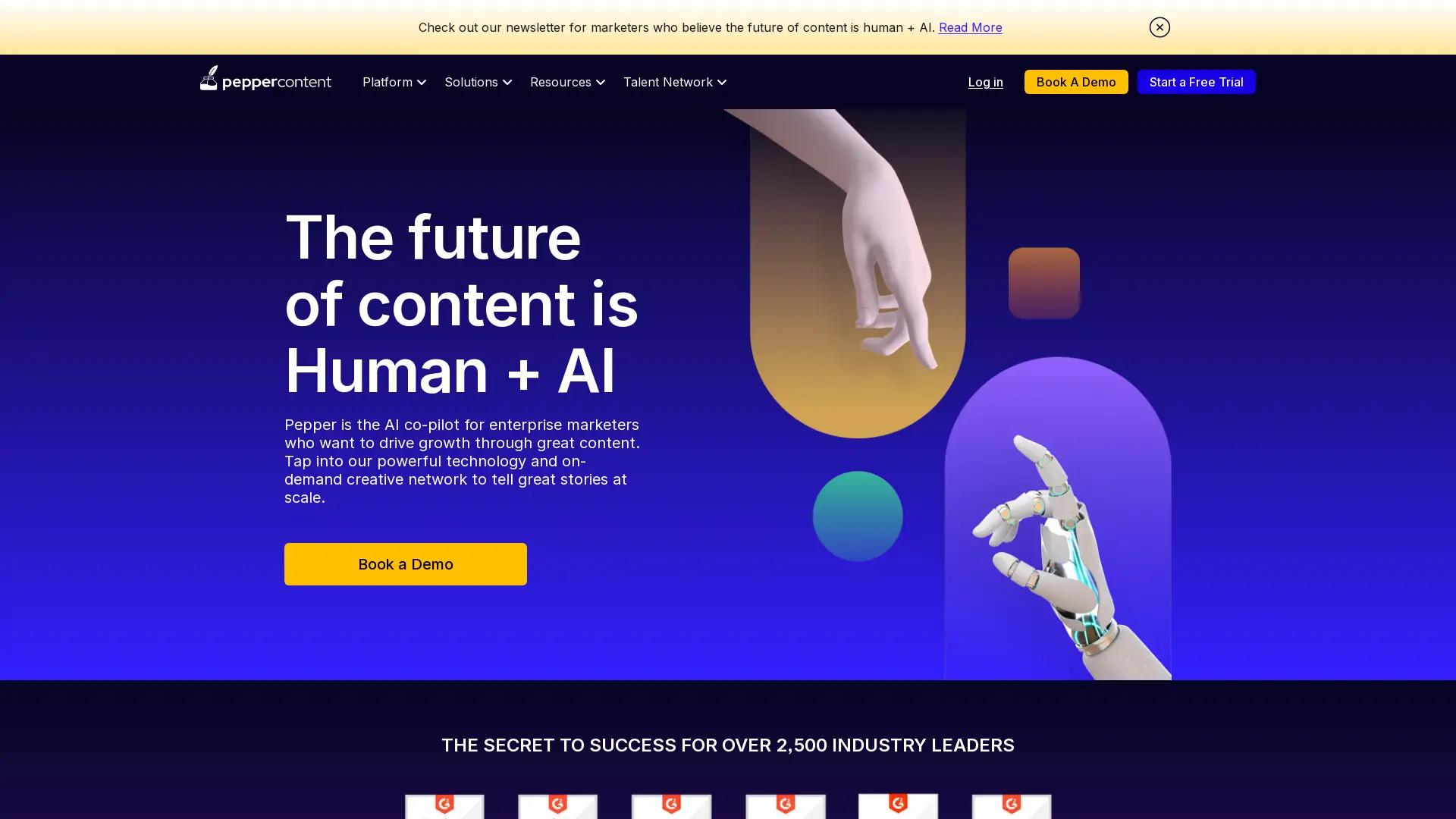 Pepper Content screenshot