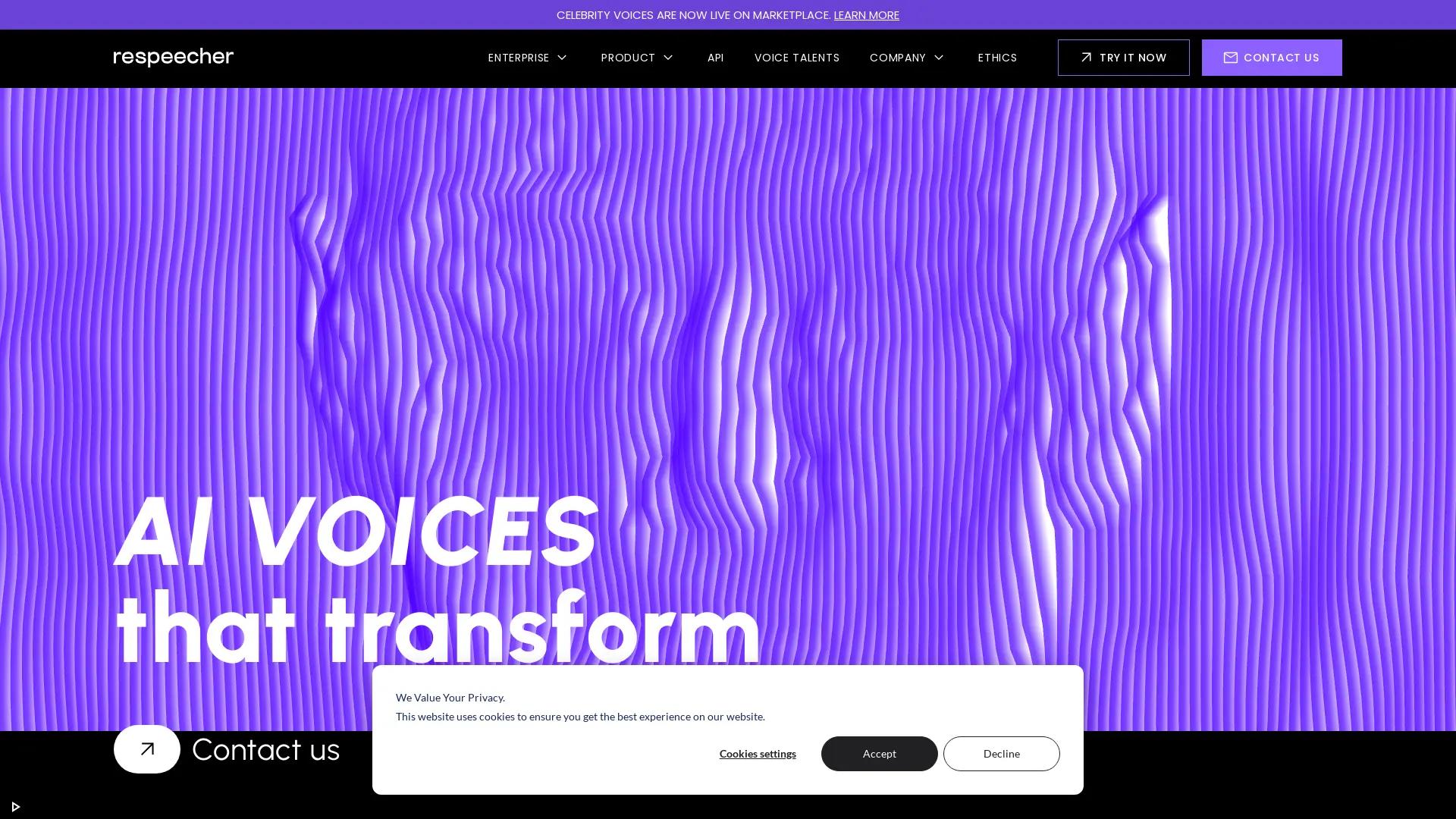 Respeecher screenshot