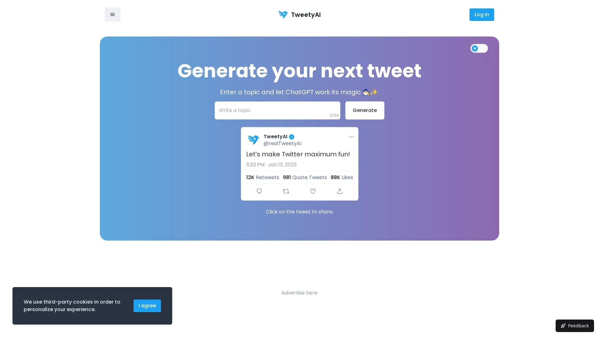 TweetyAI V2.0 screenshot