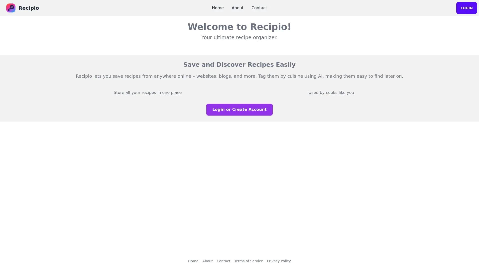 RecipioAI screenshot