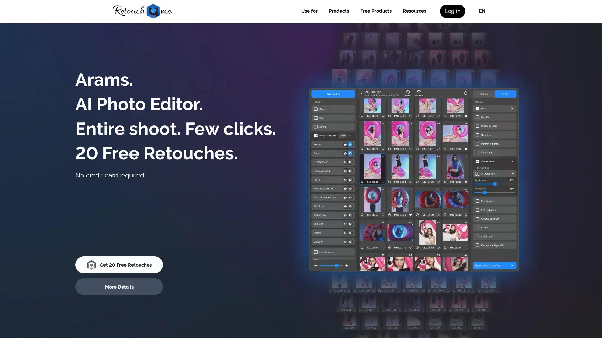 Retouch4.Me screenshot