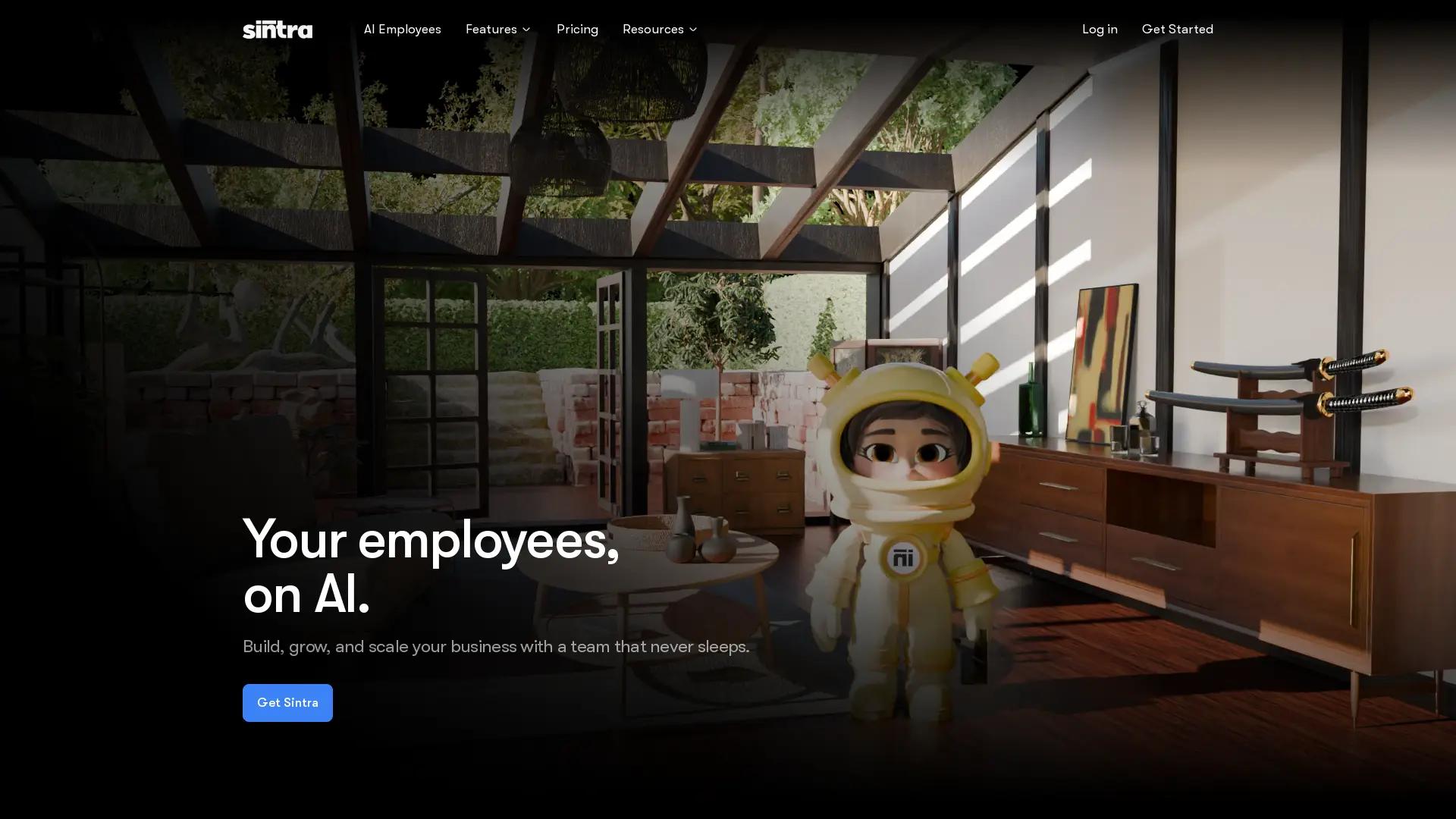 Sintra AI screenshot