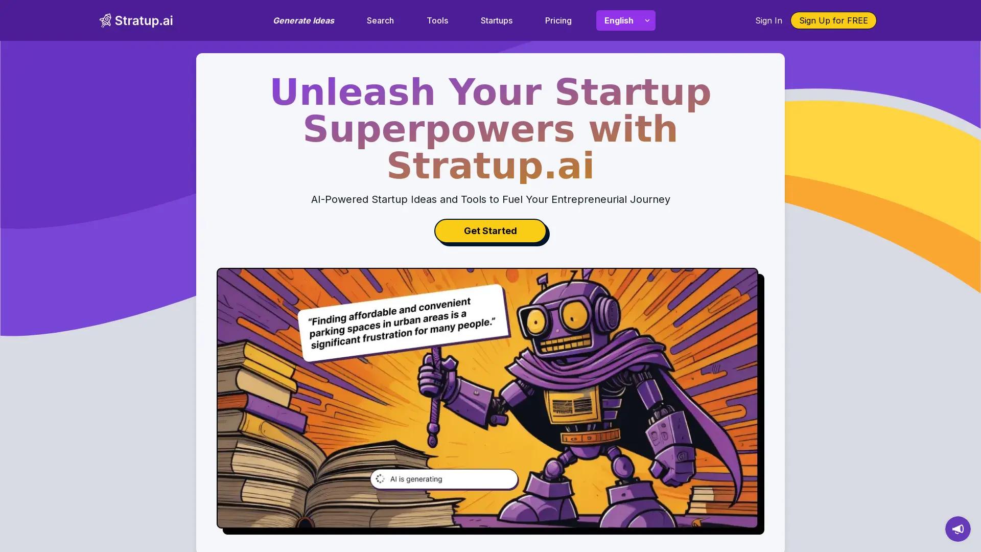 Stratup.Ai screenshot