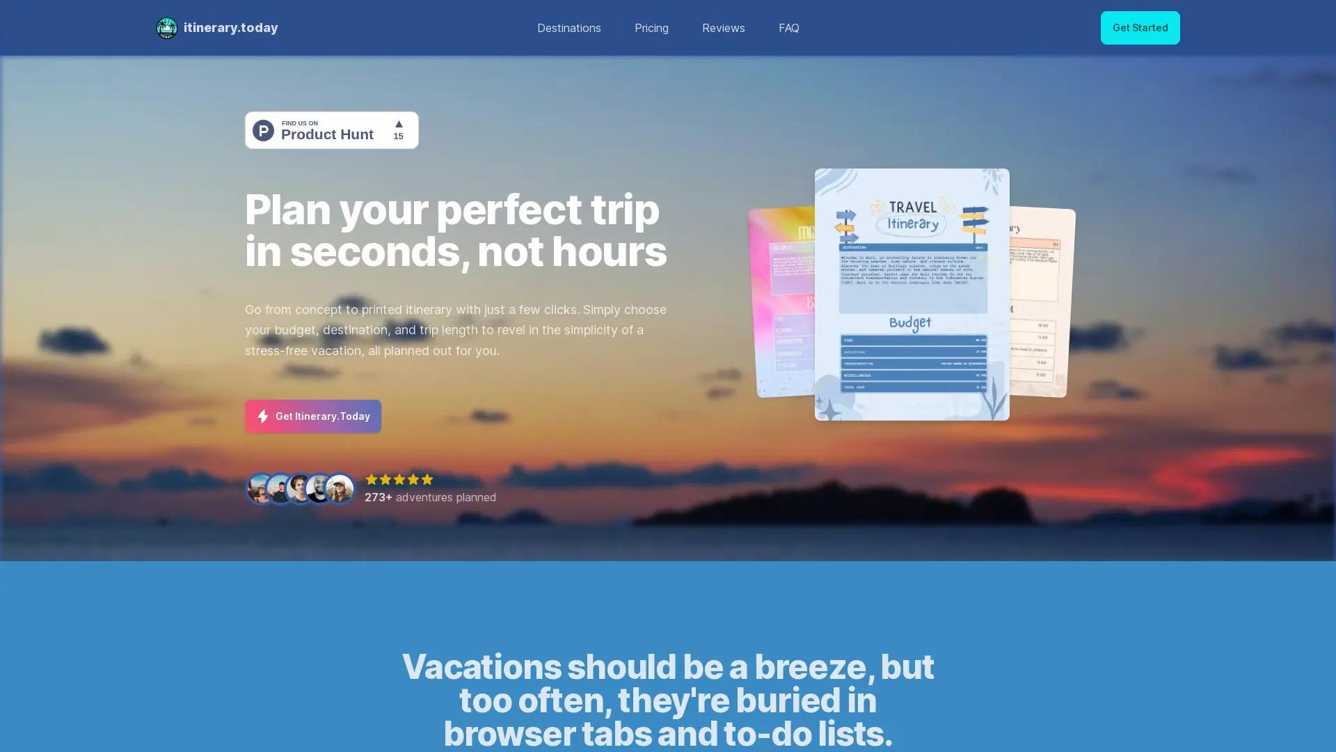 Itinerary.Today screenshot