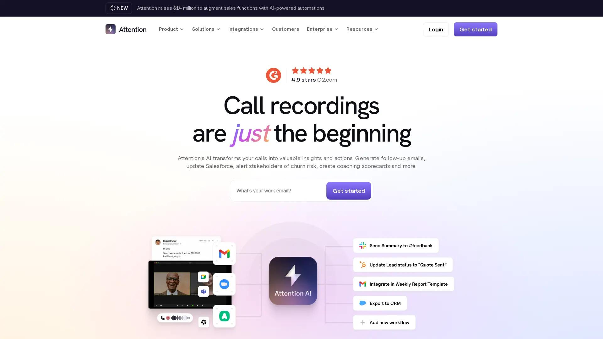 Attention screenshot