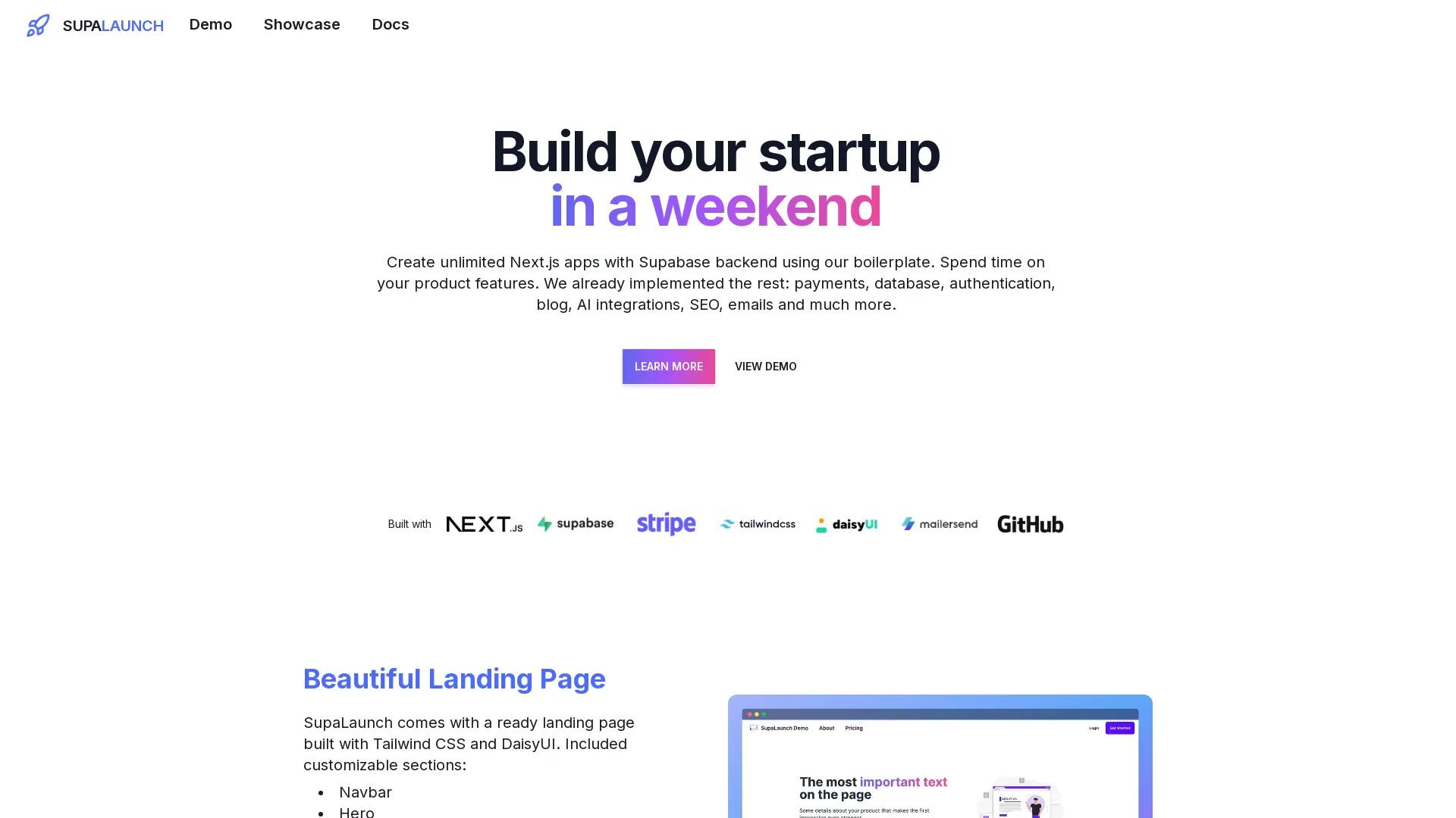 SupaLaunch screenshot