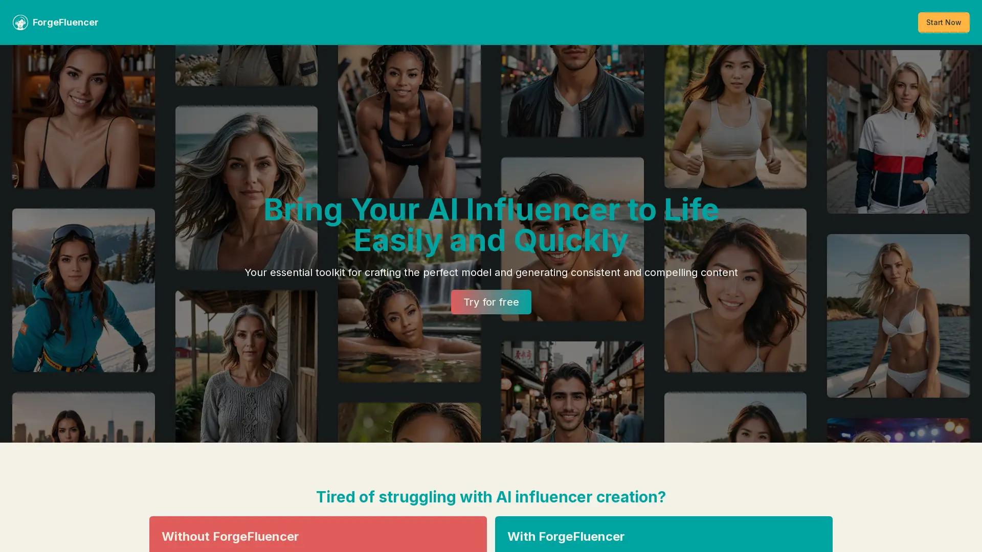 ForgeFluencer screenshot