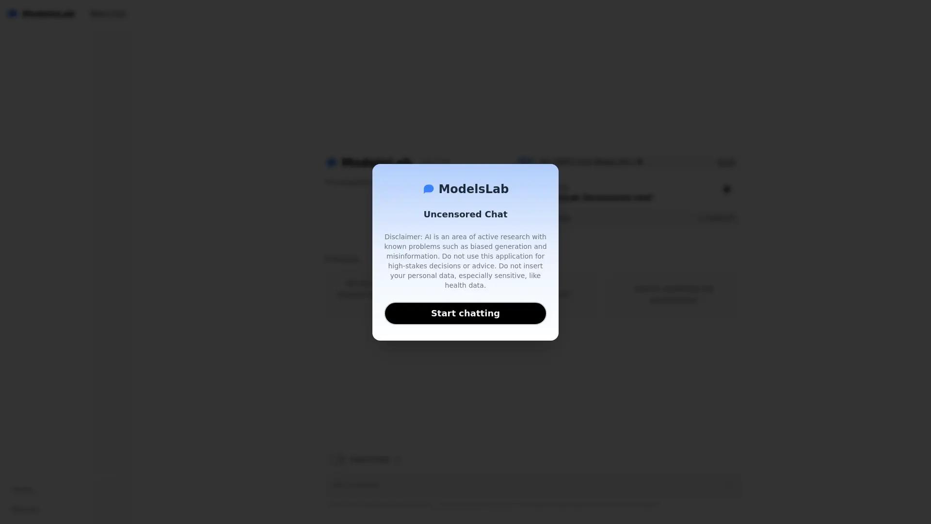 ModelsLab screenshot