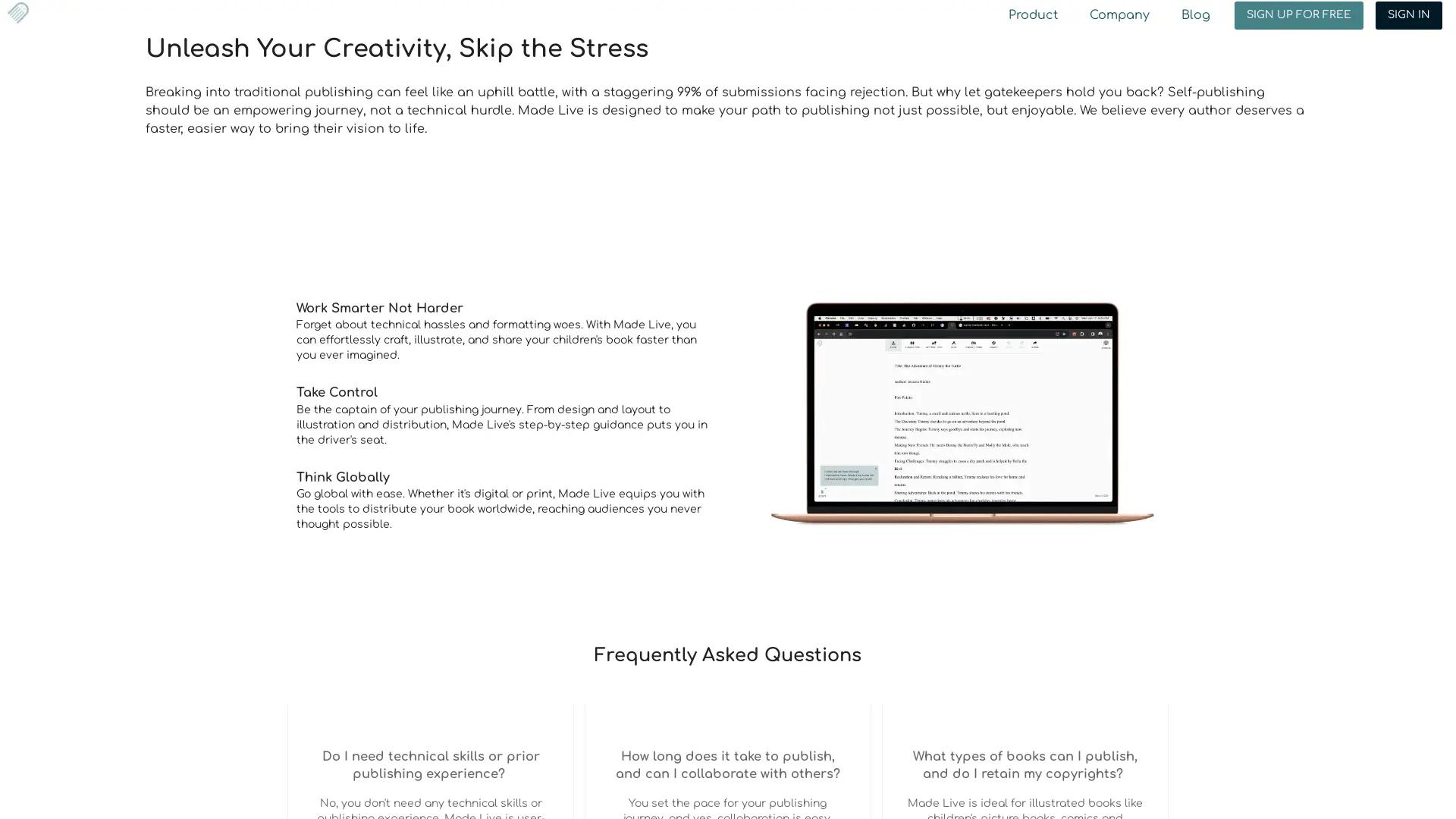 Made Live screenshot