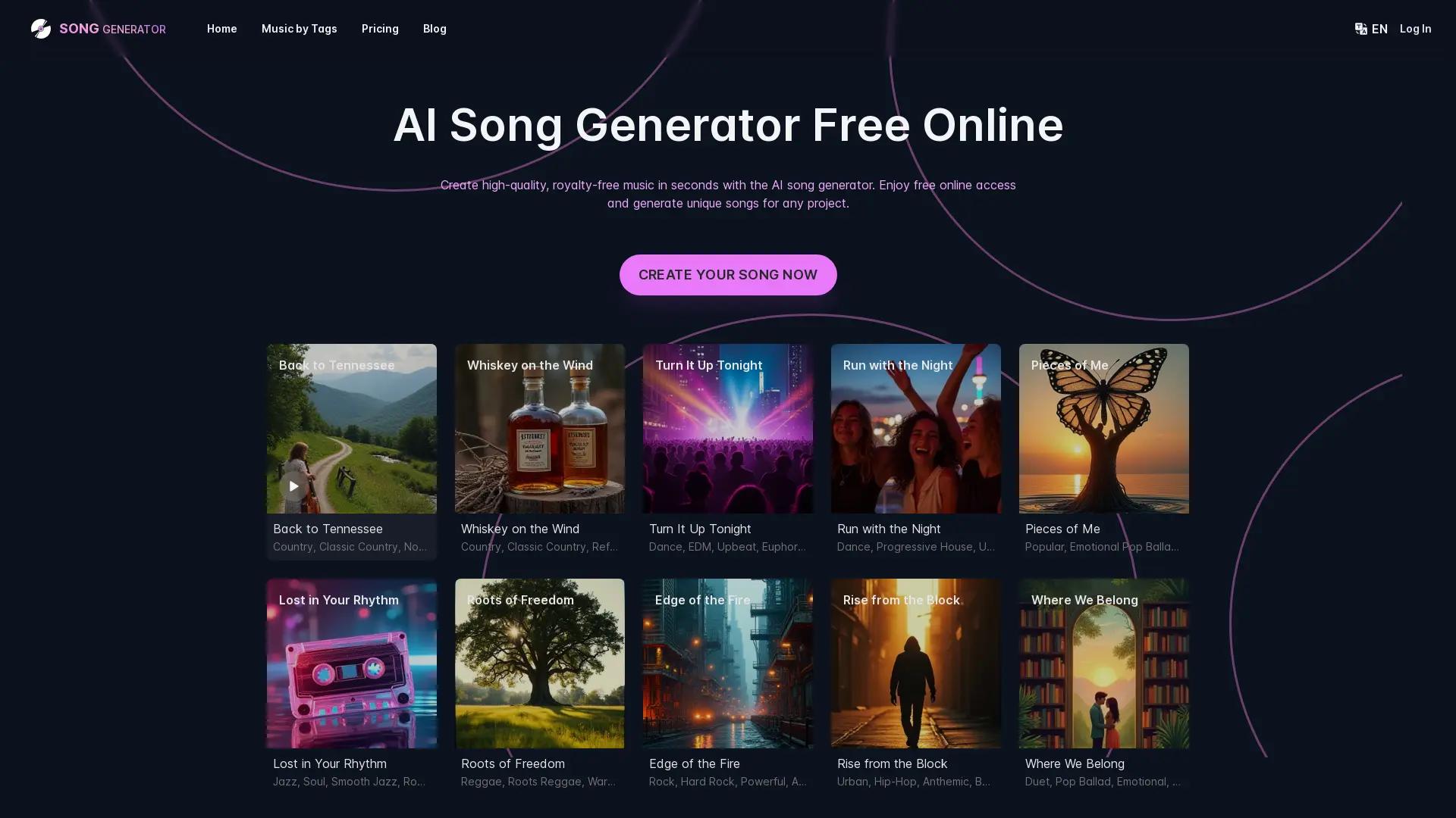 SongGenerator.Io screenshot