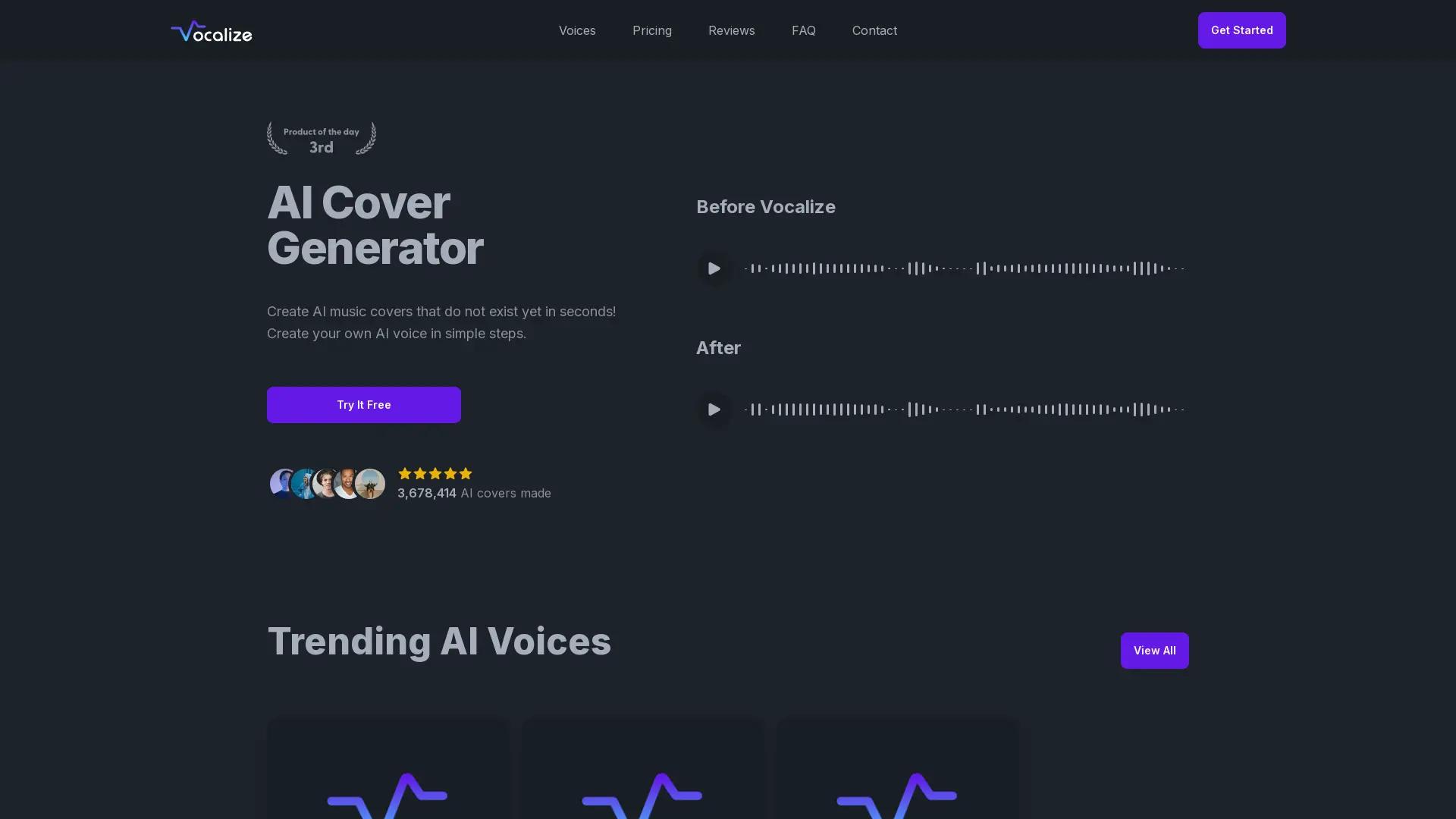 Vocalize.Fm screenshot