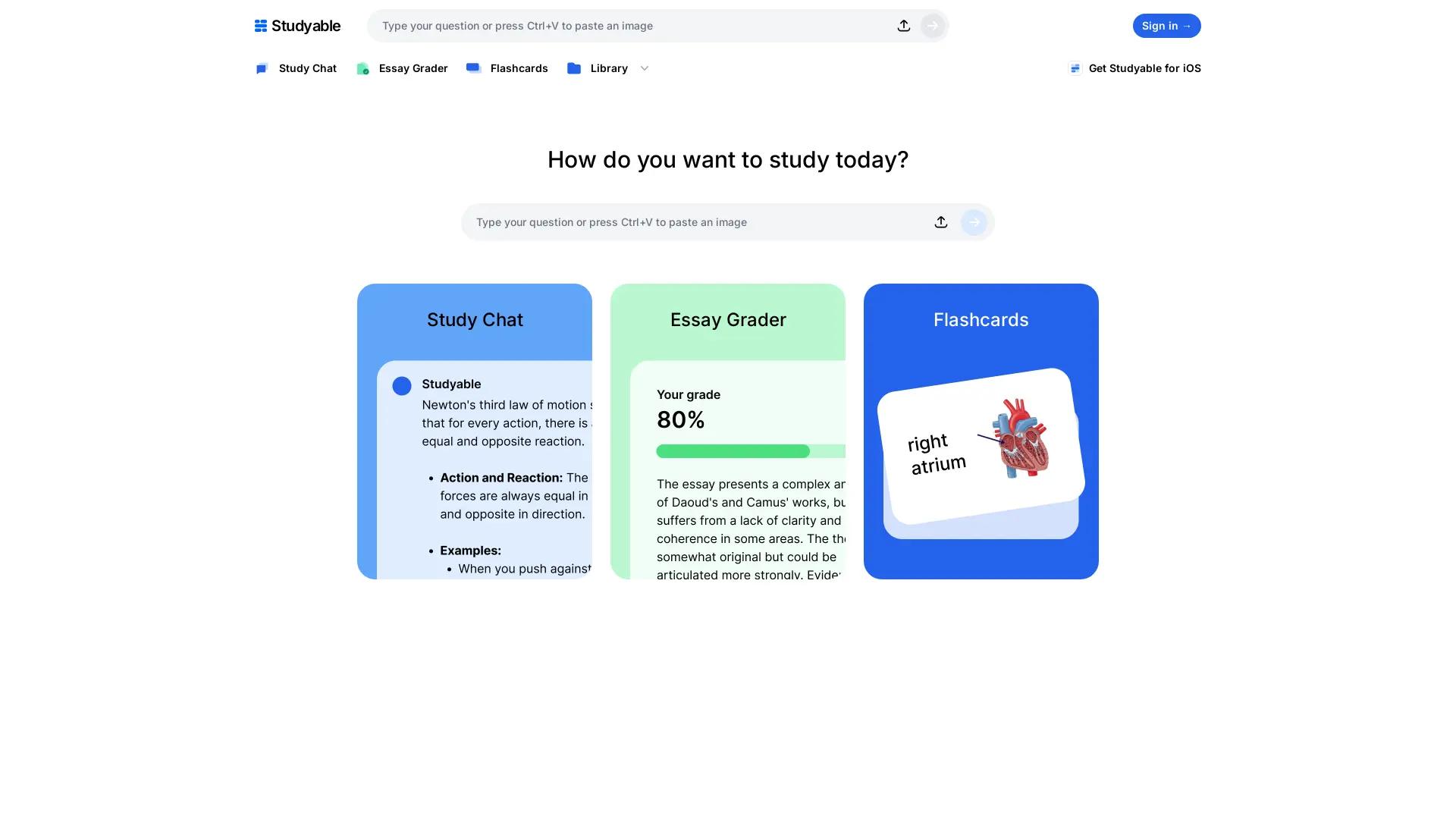 Studyable screenshot