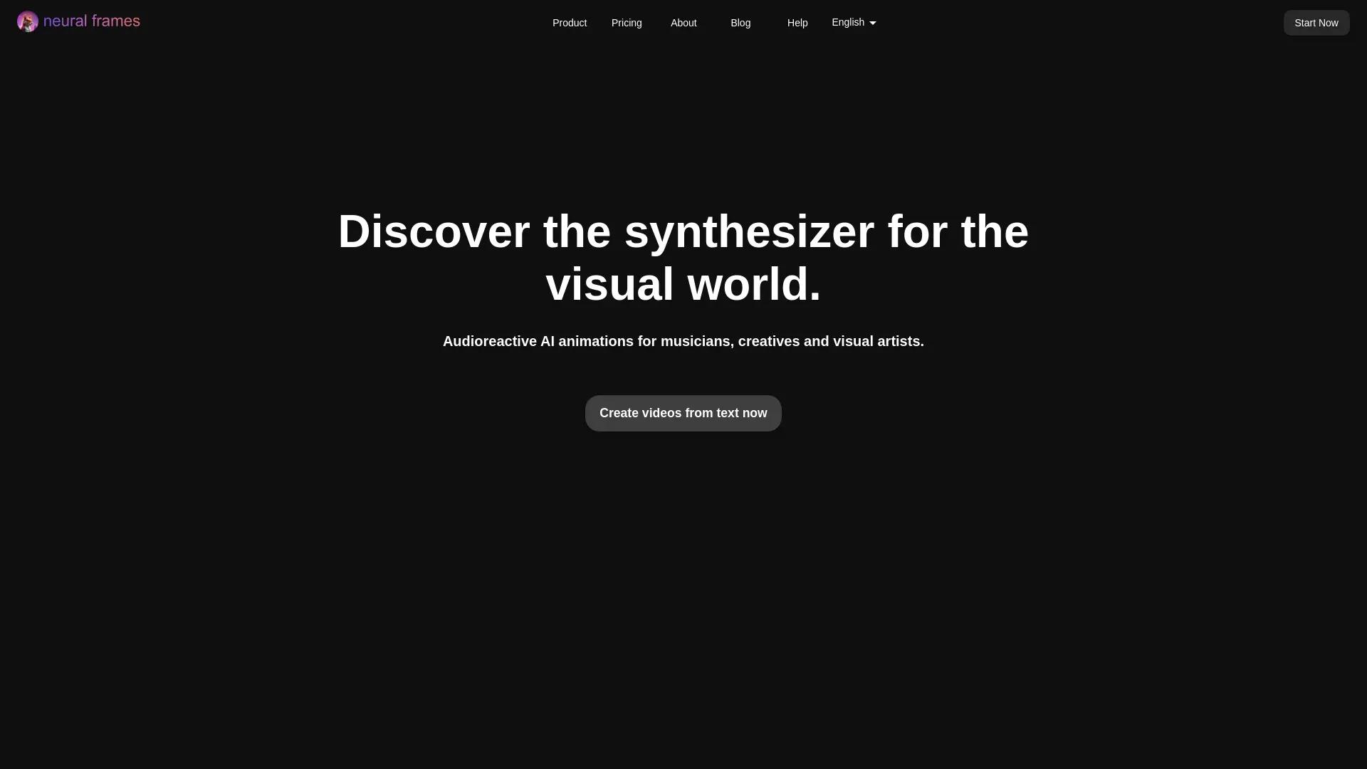 Neuralframes screenshot