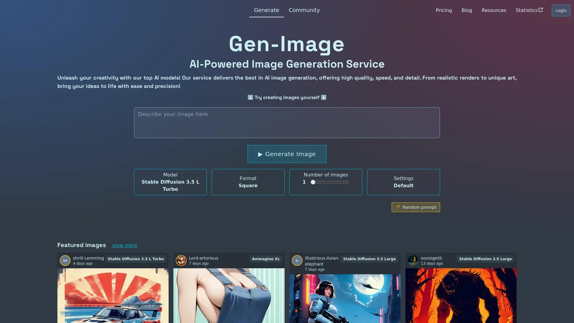 Gen-Image screenshot