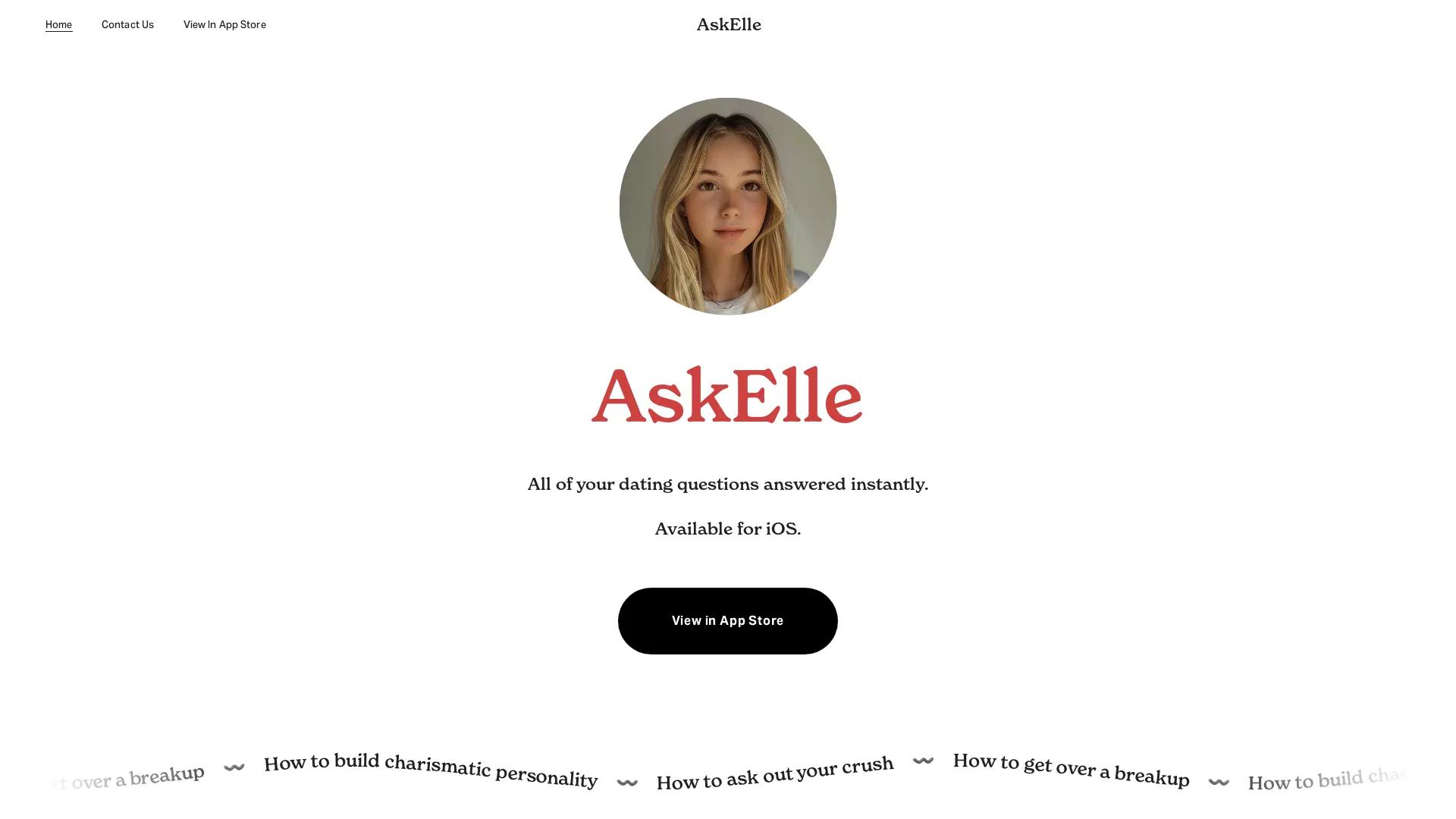 Ask Elle screenshot