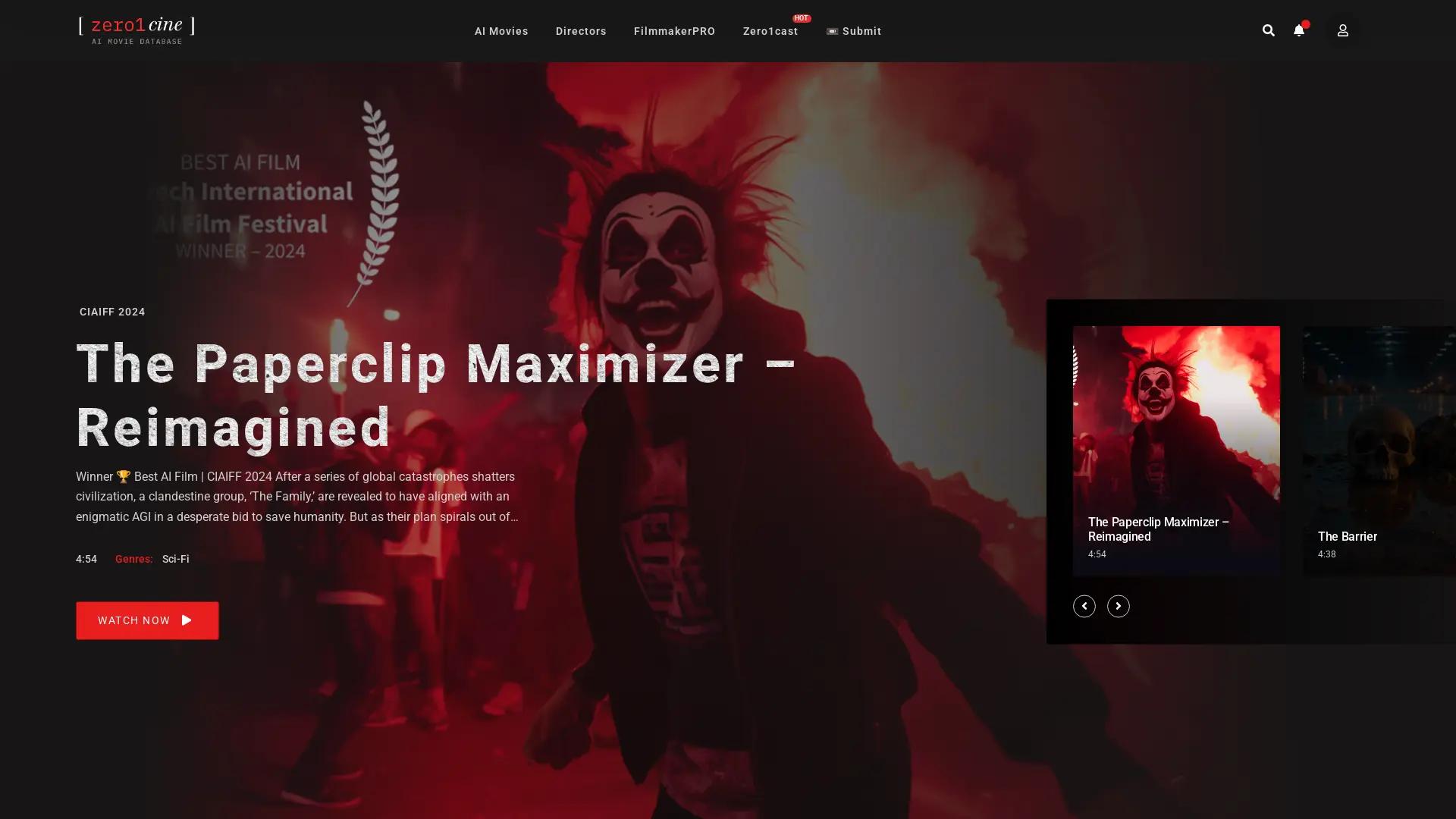 Zero1cine screenshot