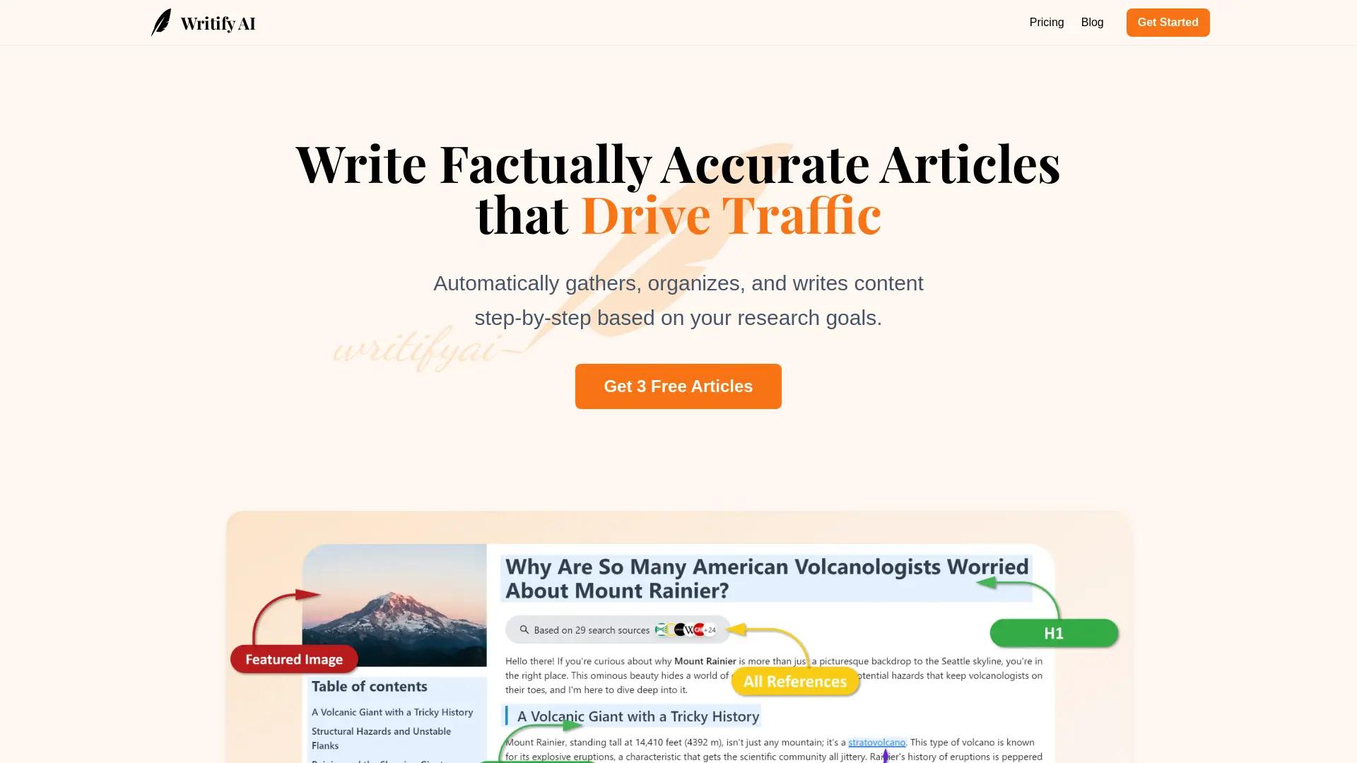 Writify AI screenshot