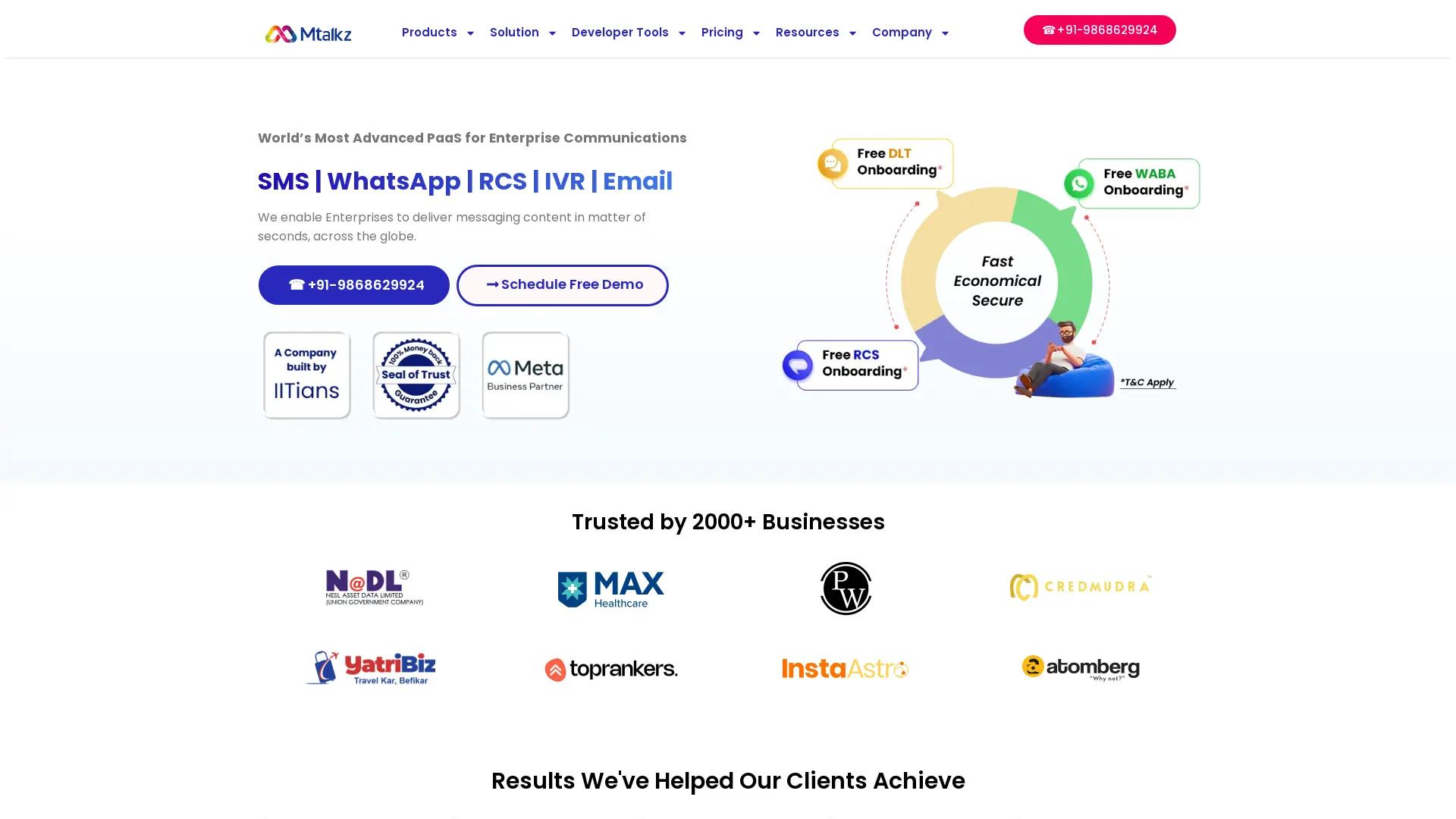 Omnichannel CPaaS Solution screenshot