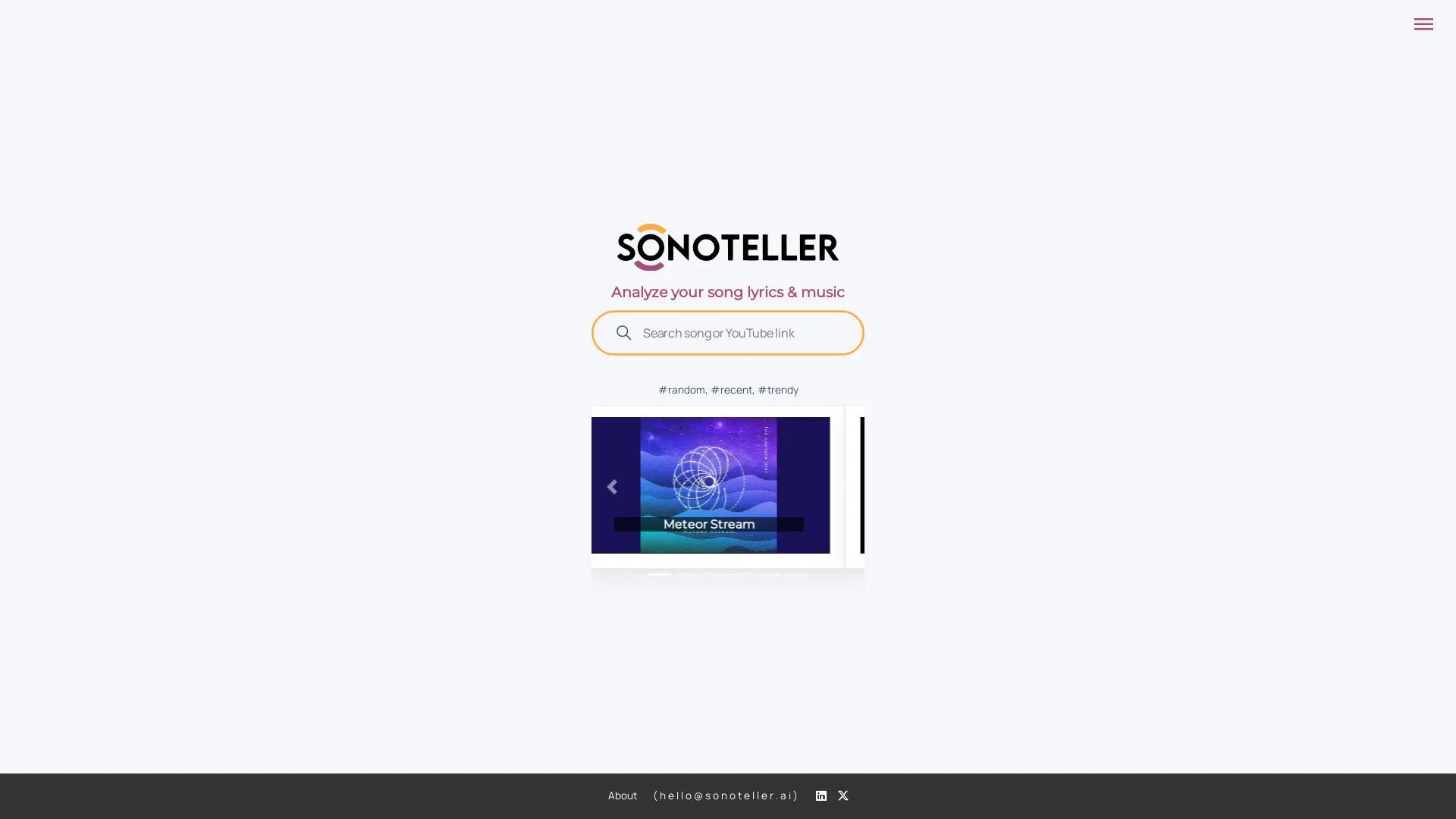 SONOTELLER screenshot