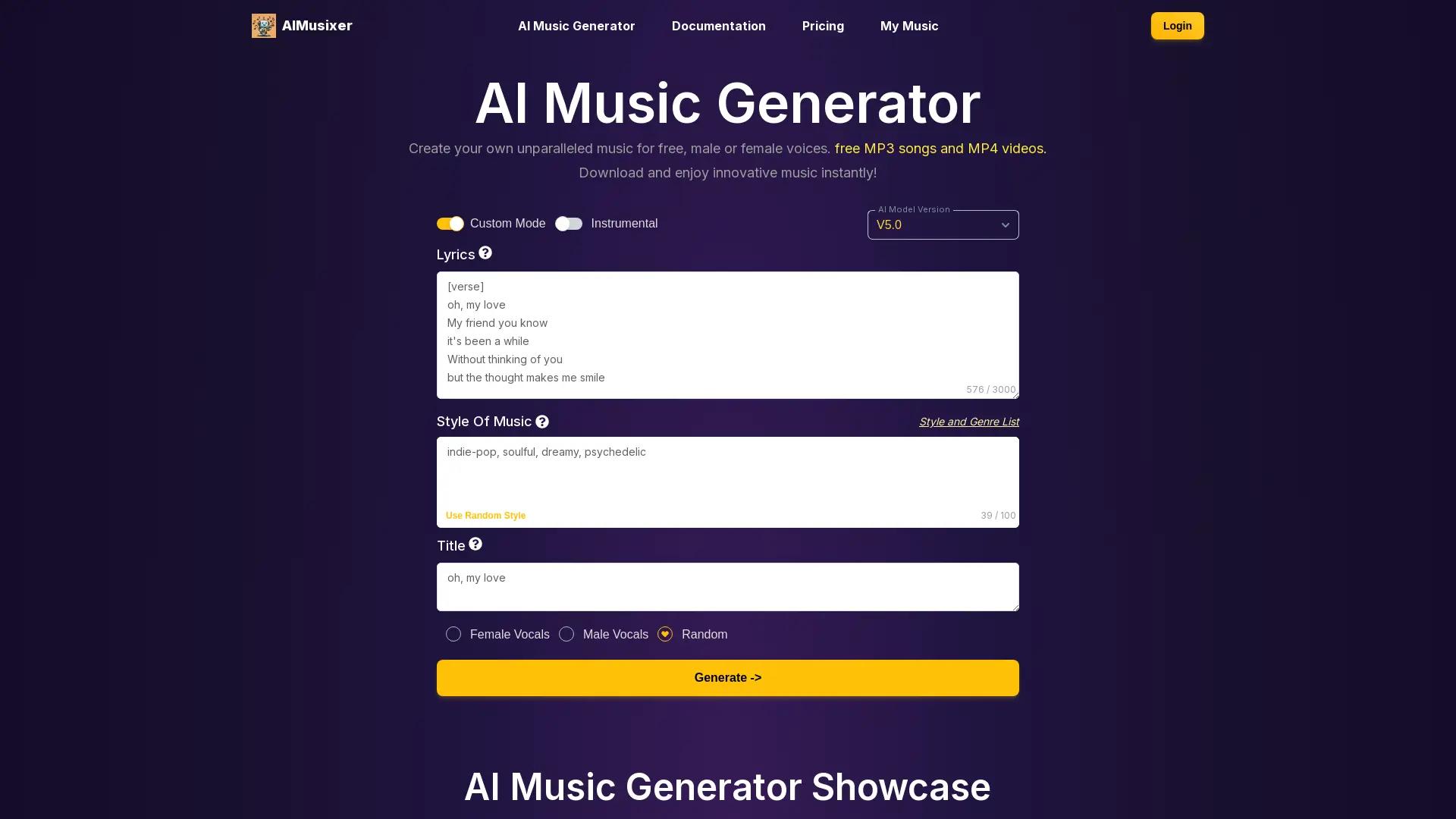 Suno AI Music Generator By SunoAI screenshot