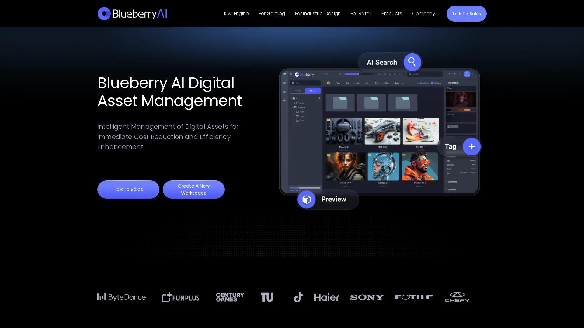 Blueberry AI screenshot