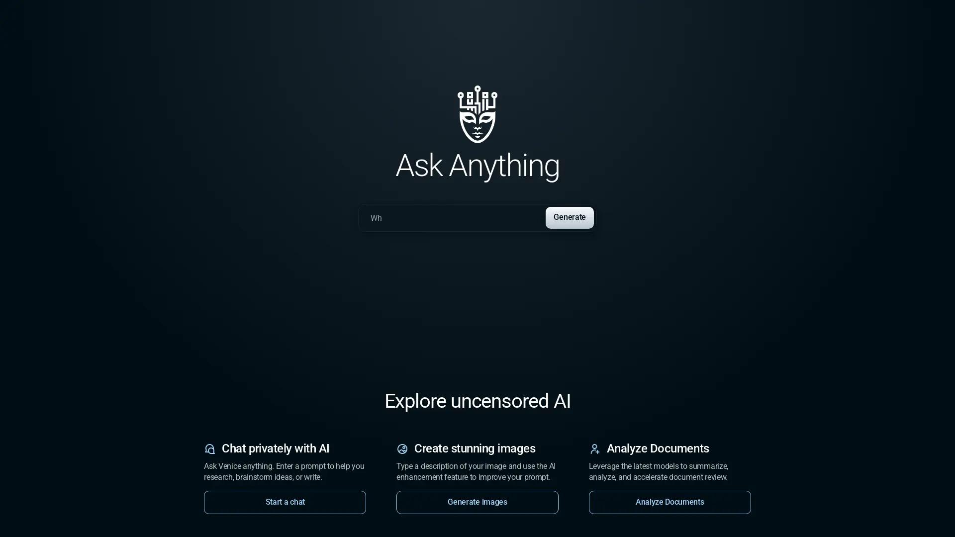 Venice.Ai screenshot
