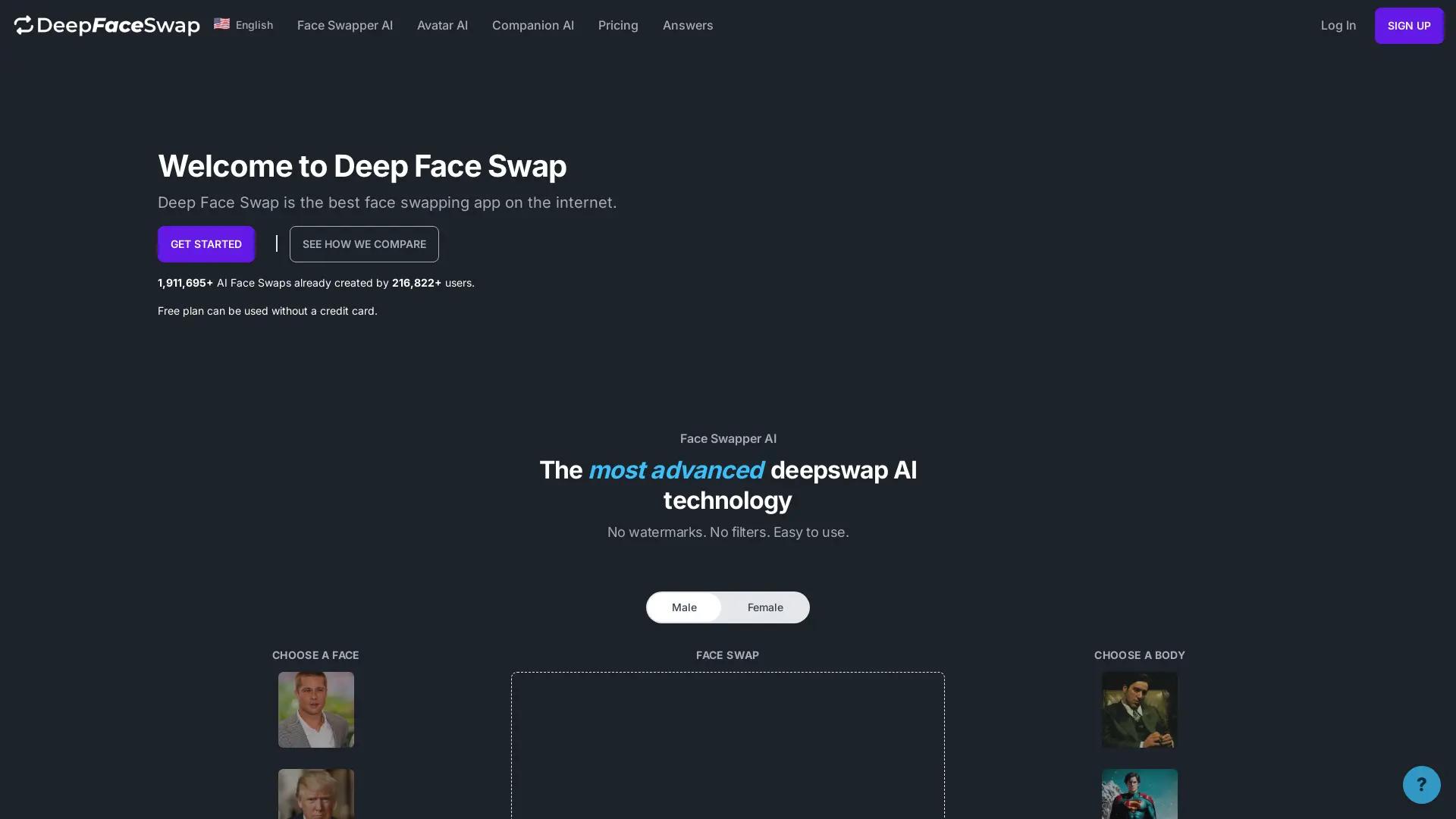 Deep Face Swap screenshot