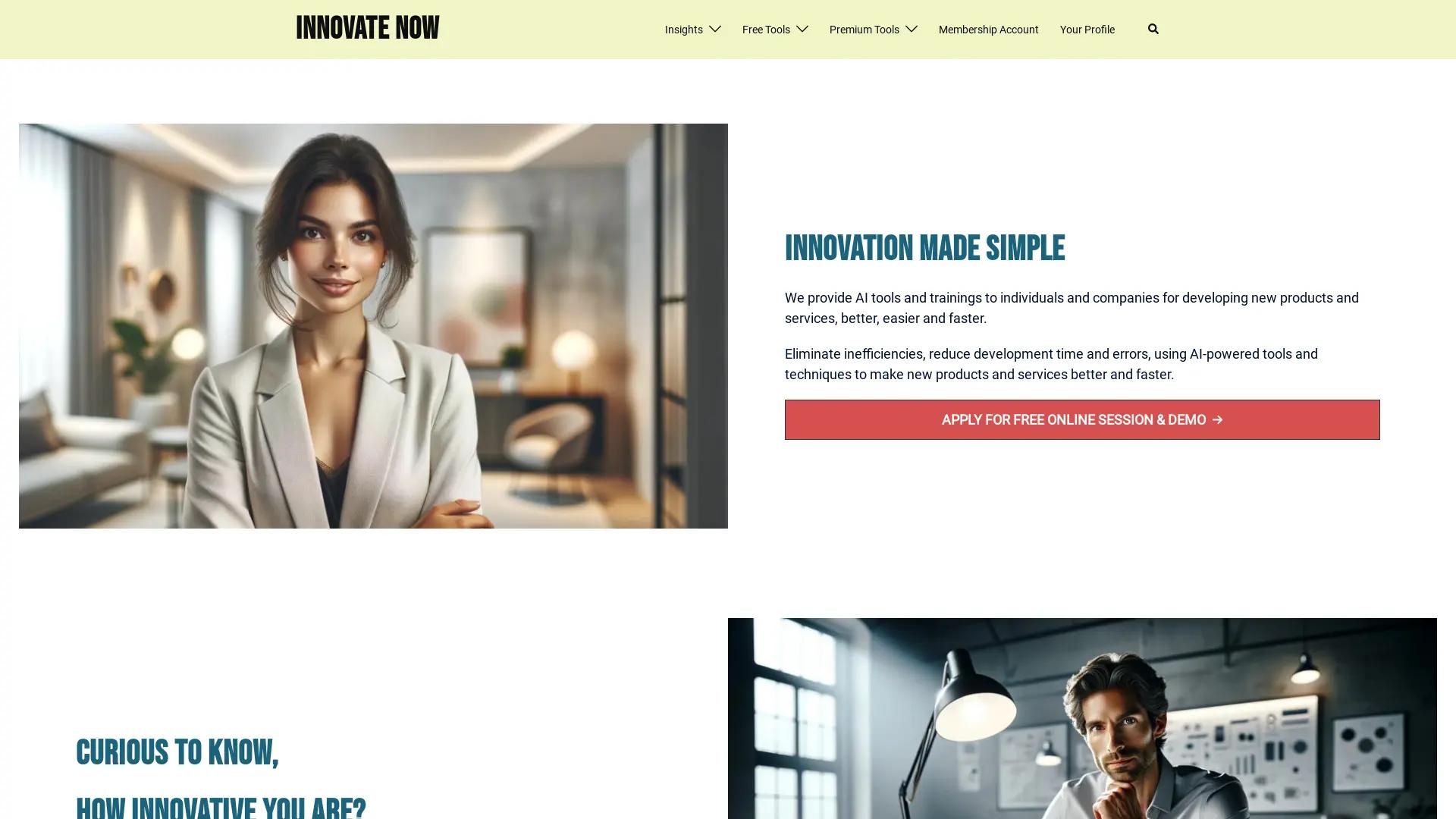 AI-Powered Innovation Toolkit screenshot
