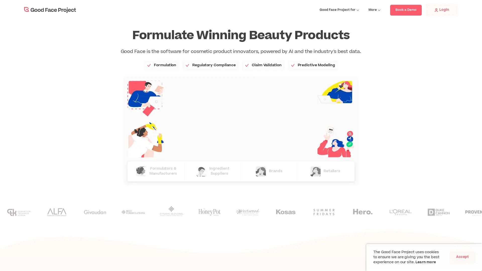 Thegoodfaceproject screenshot