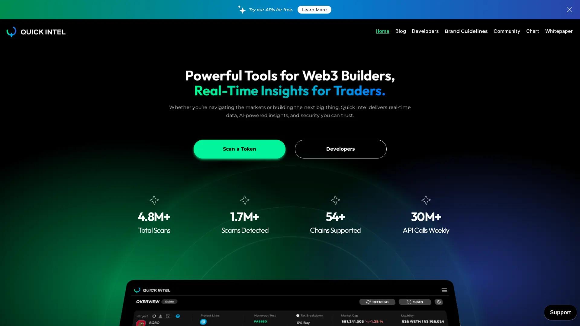 Quick Intel screenshot