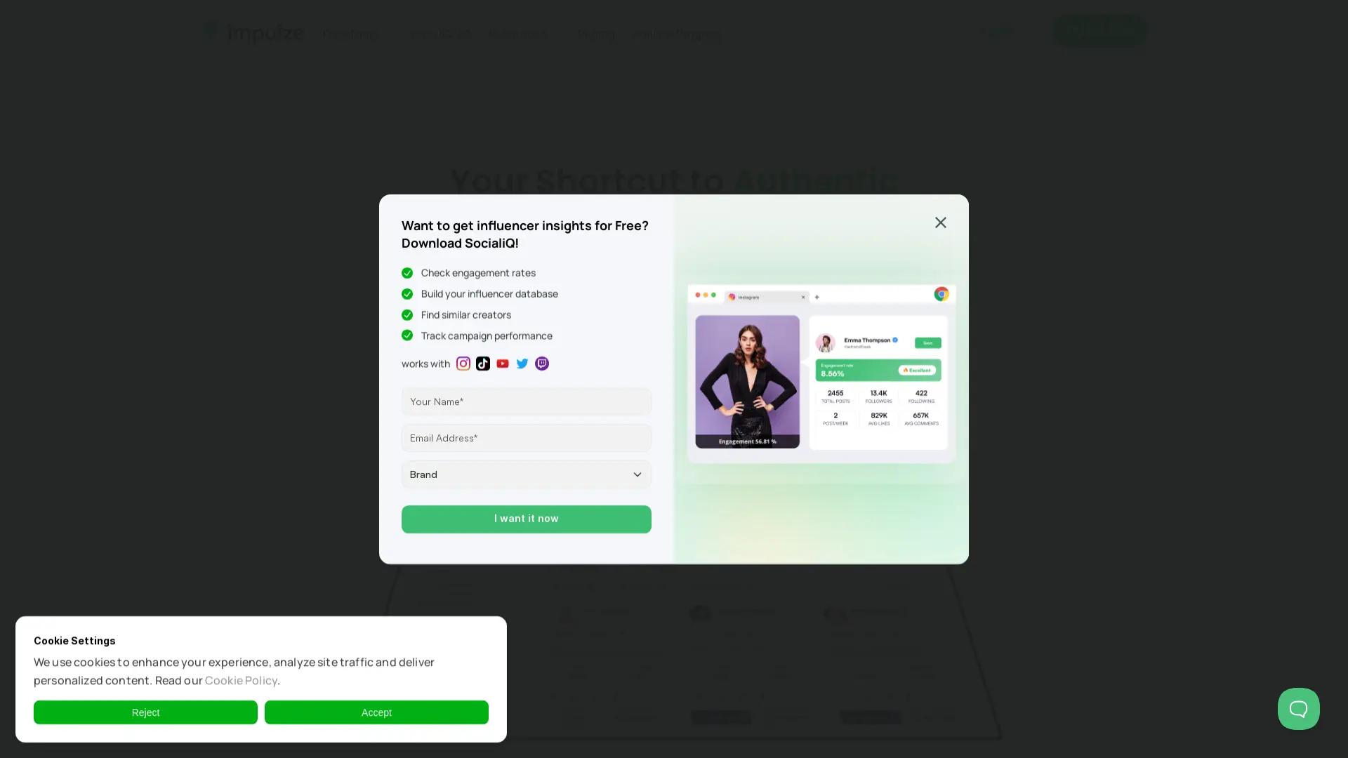 Impulze.Ai screenshot